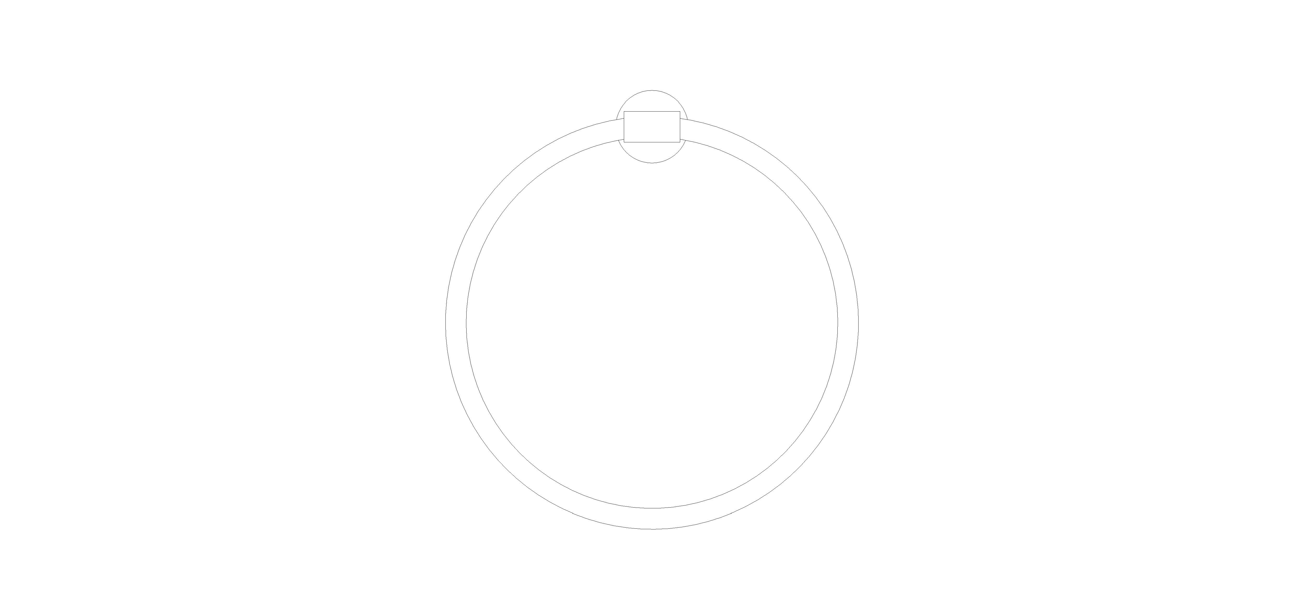 Product: ATRIO Towel ring (40887DL0)