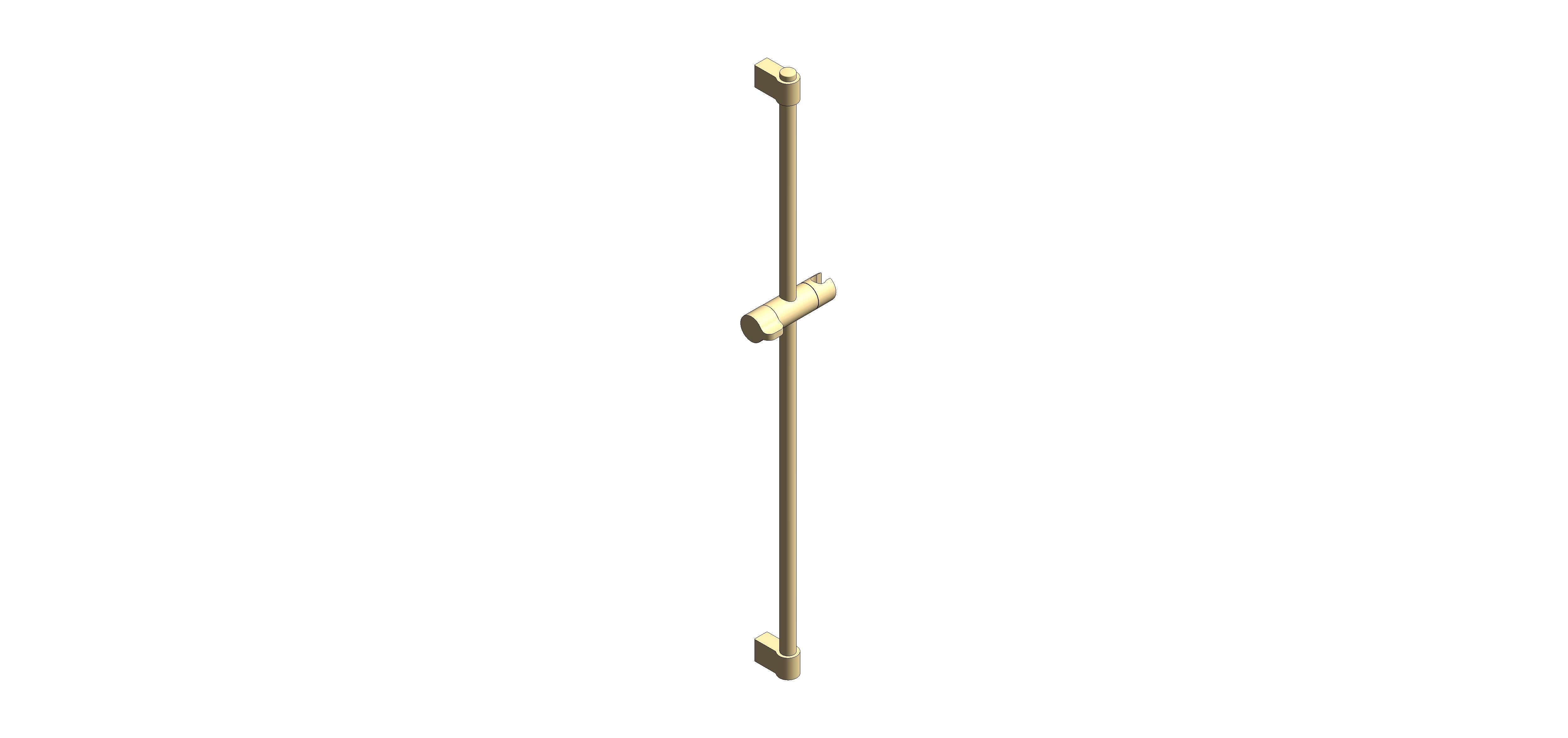 Product: TEMPESTA Shower Rail and Union (26924GN1)