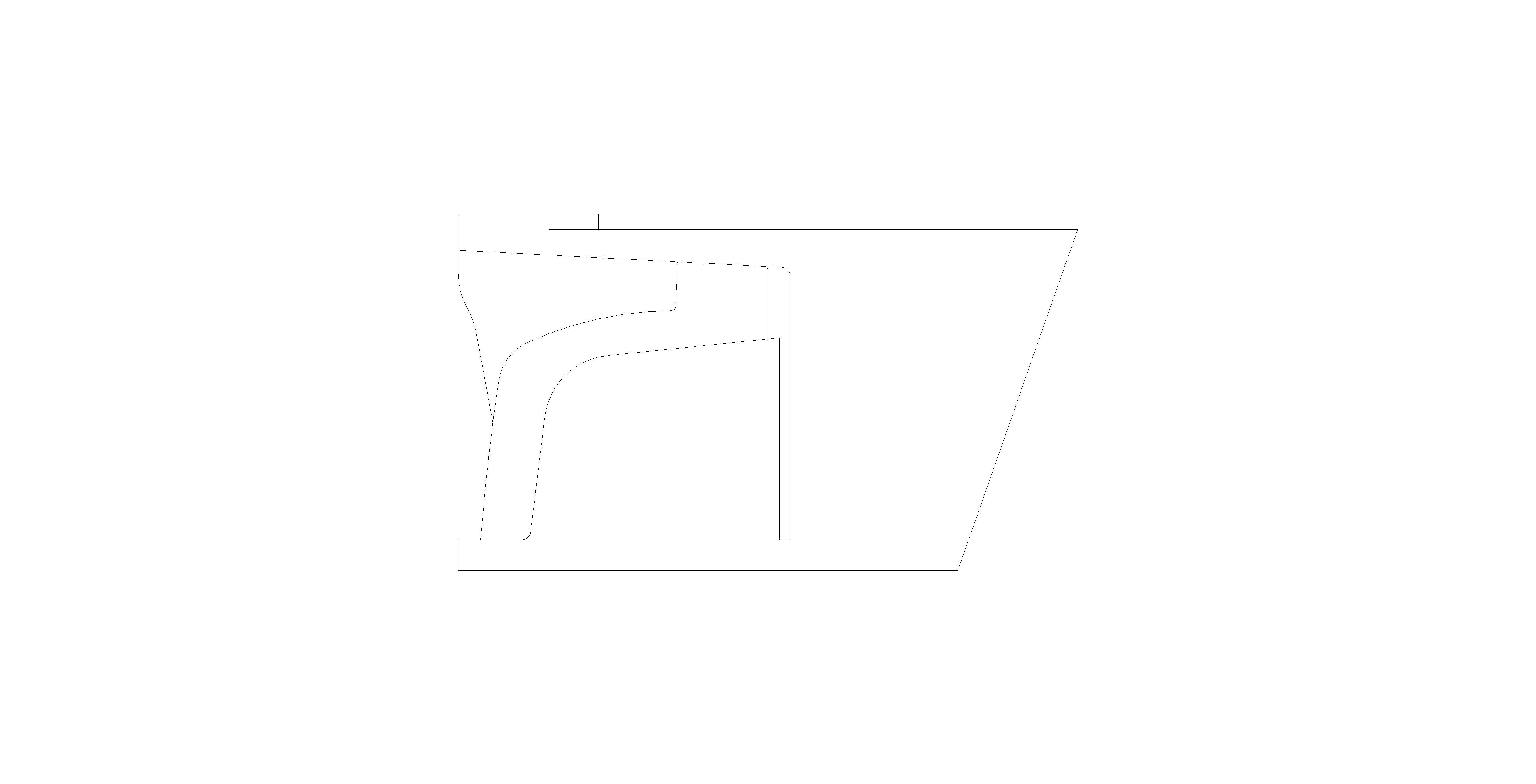 Product: BAU CERAMIC Floor standing WC for close coupled combination (36522000)
