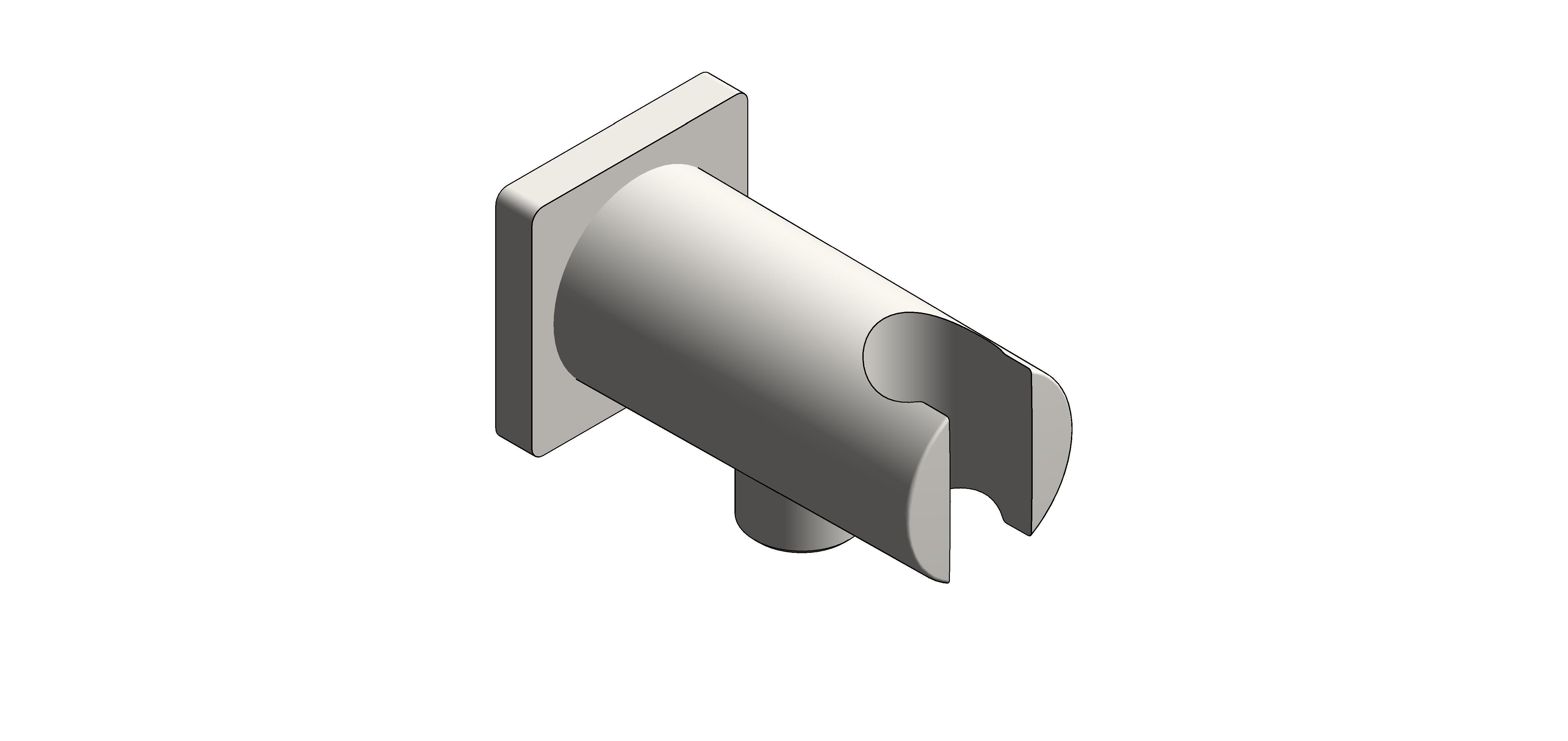 Product: RAINSHOWER Shower outlet elbow 1/2″ with holder (26659DC0)