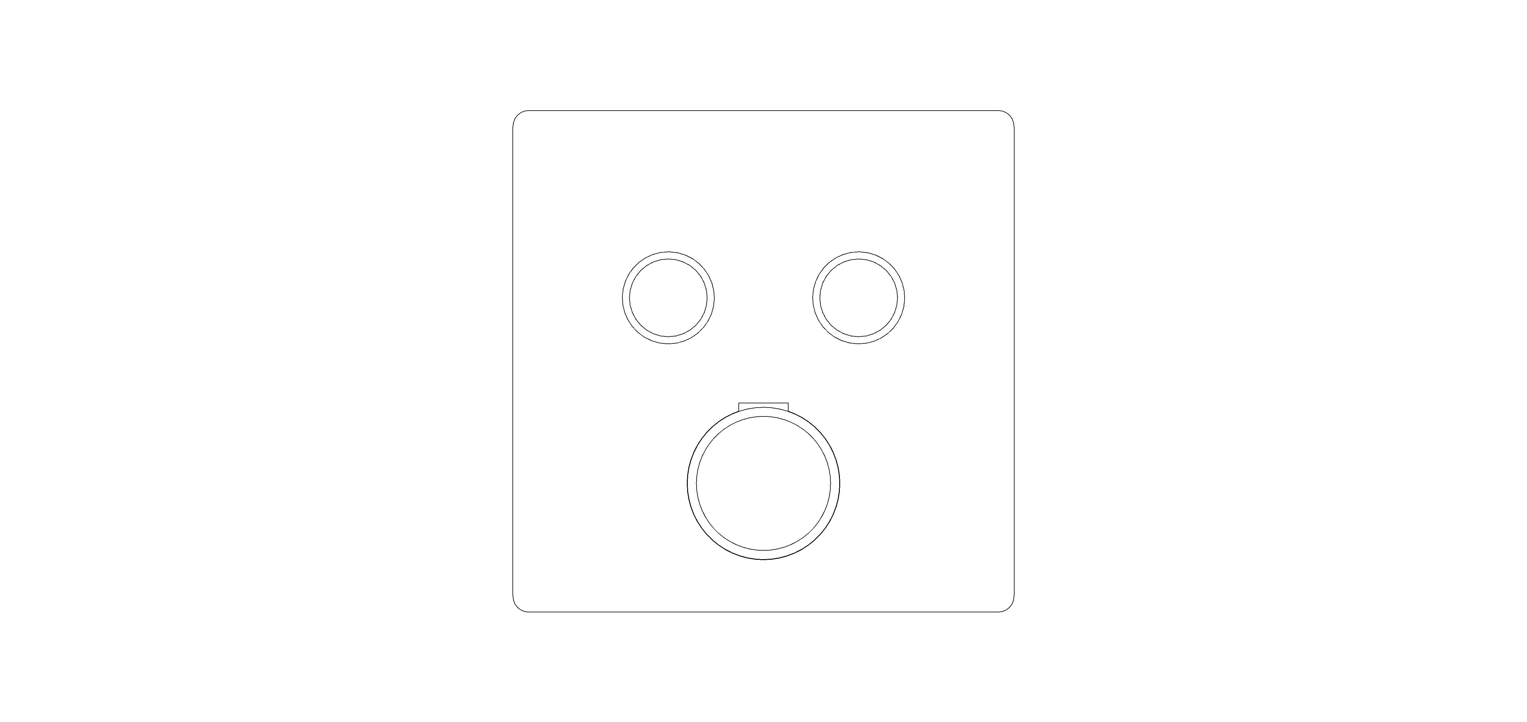 Product: GROHTHERM SmartControl Thermostat for concealed installation with 2 valves (29124GL0)