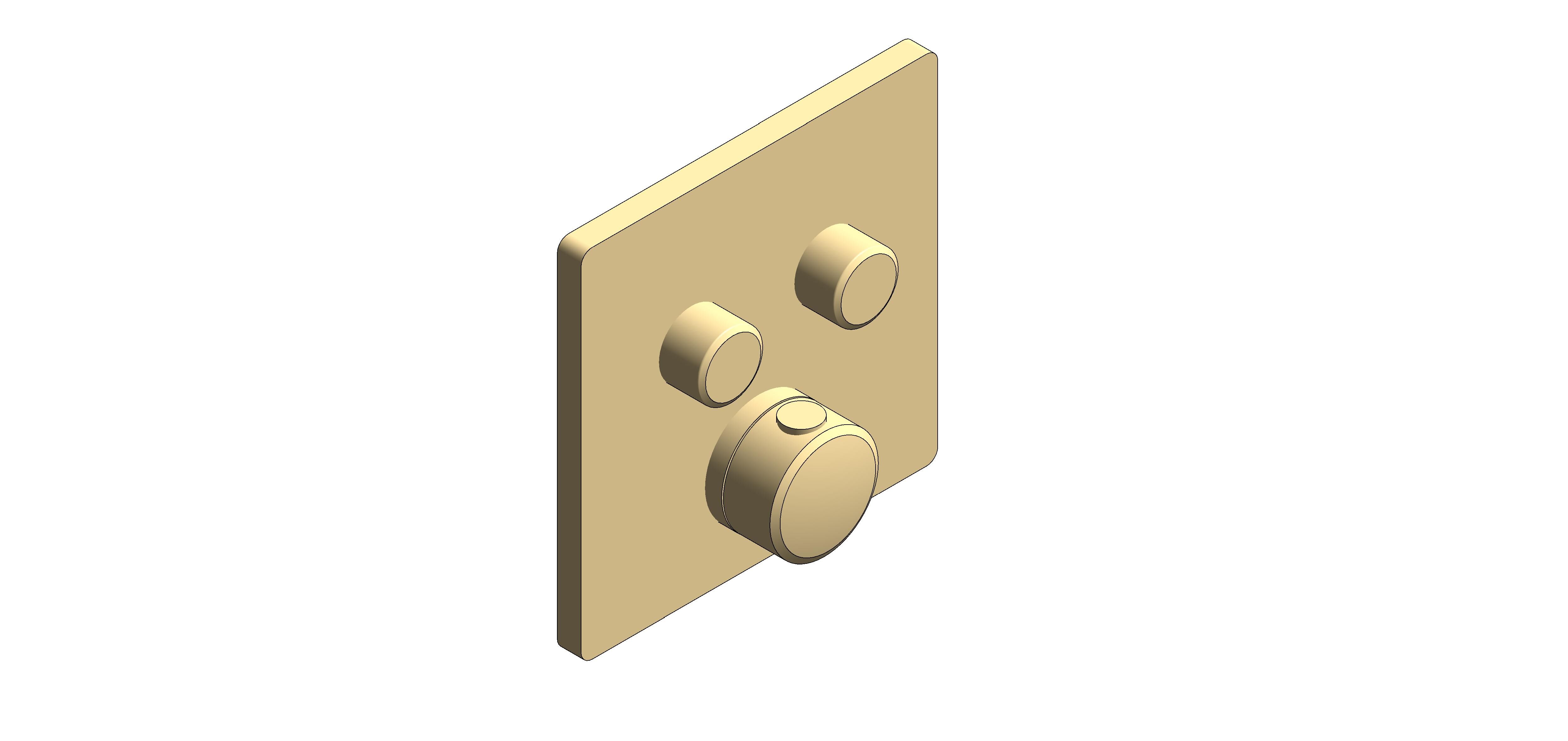 Product: GROHTHERM SmartControl Thermostat for concealed installation with 2 valves (29124GL0)