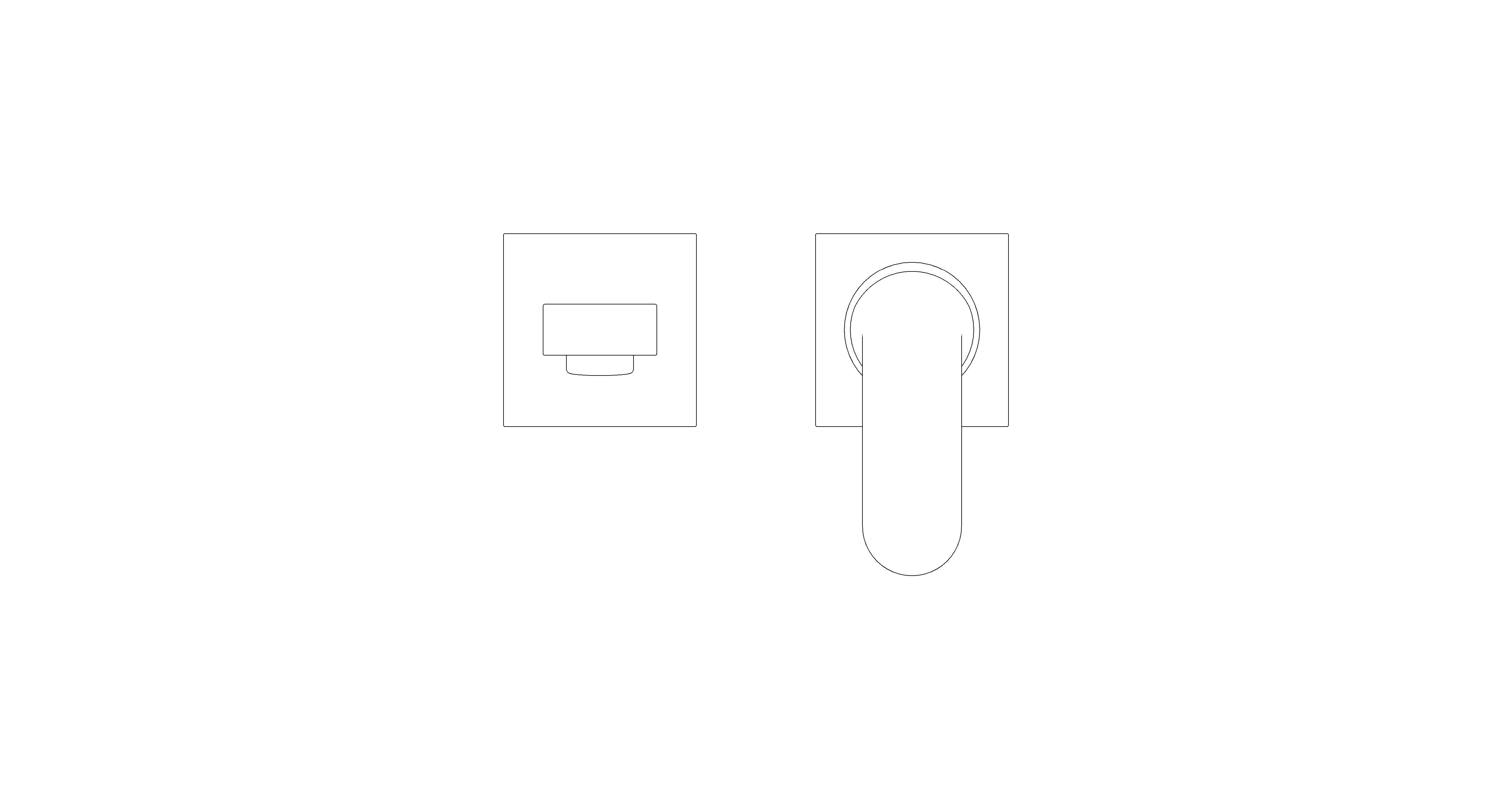 Product: EUROCUBE 2-Hole Basin Mixer S-Size (19895GLC)
