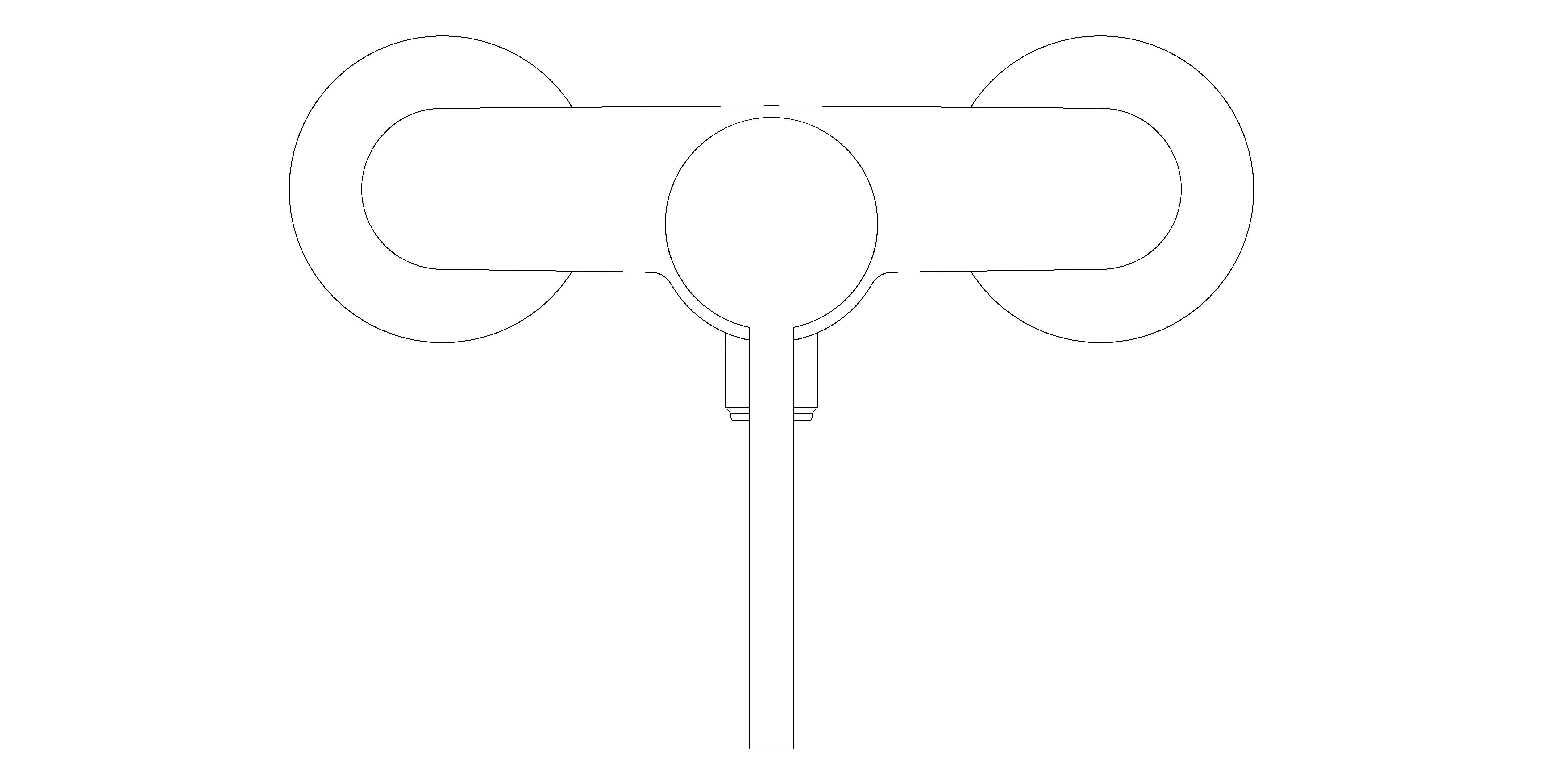 Product: EUROSMART Single-lever shower mixer 1/2″ (25244003)