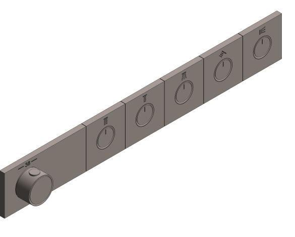 Product: GROTHERM AQUA TILES Thermostat (106868AL00)