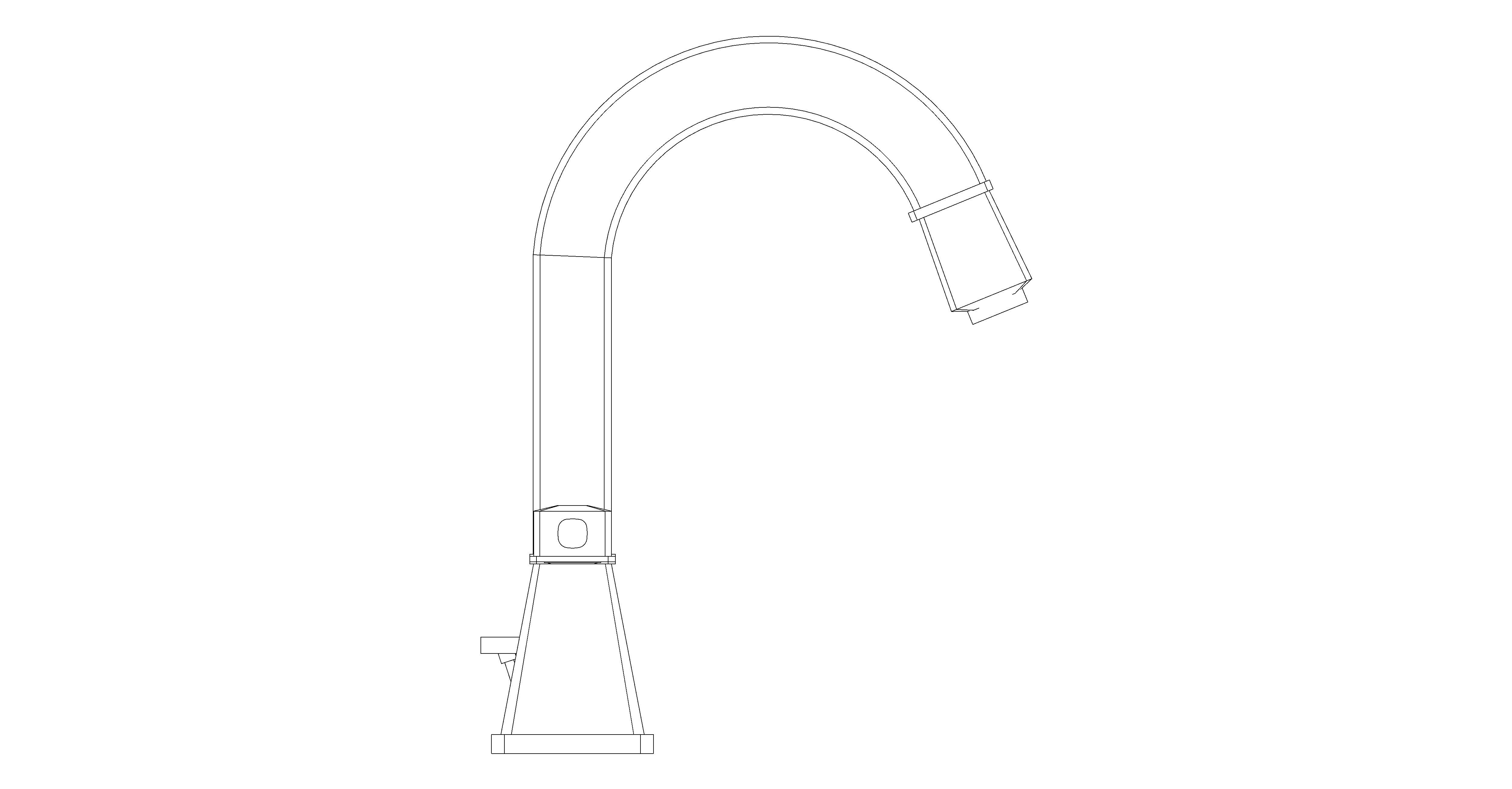 ATRIO Basin Mixer, 1/2" L-Size (2114500F)