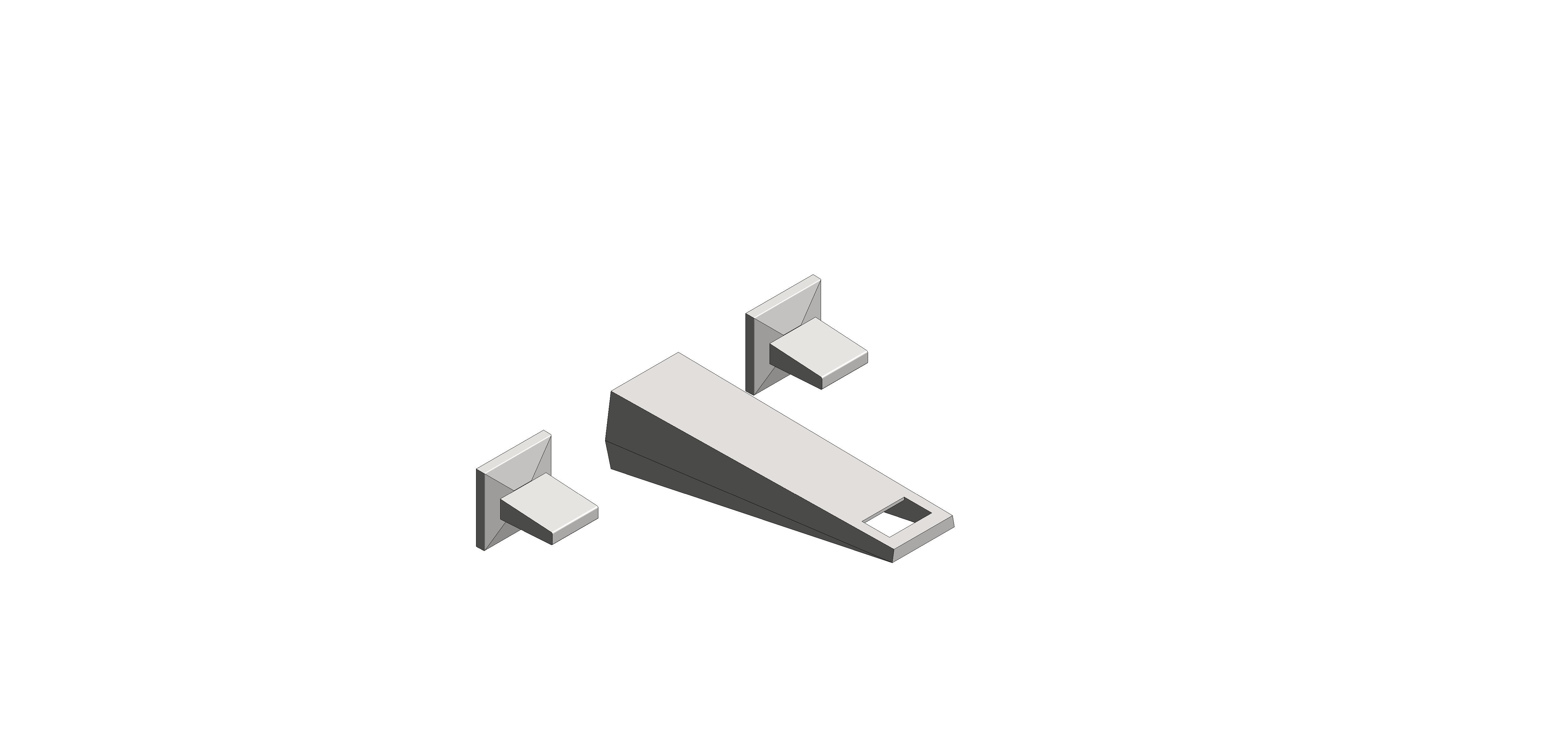 Product: ALLURE BRILLIANT Two-Handle Basin (2062800F)
