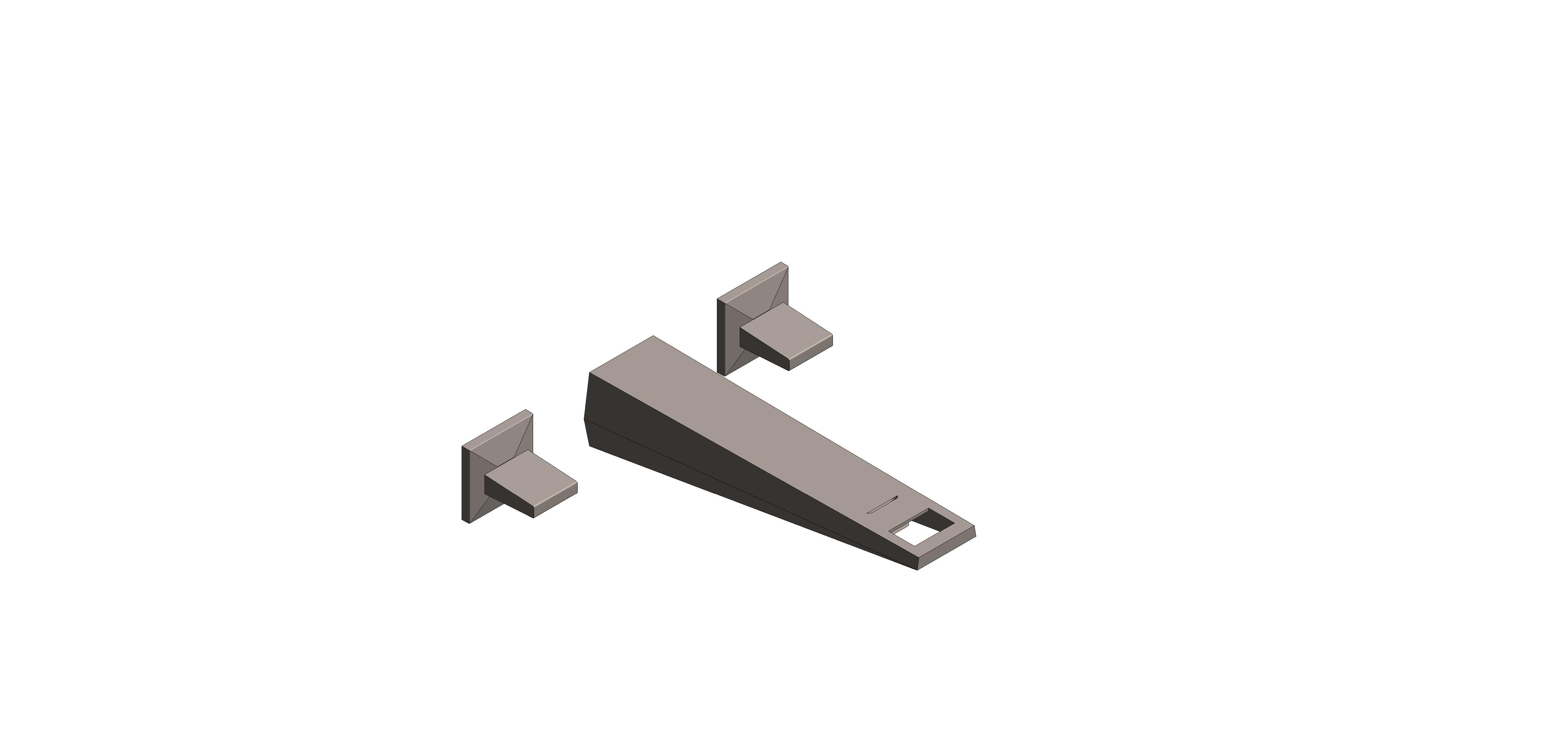 Product: ALLURE BRILLIANT Three-hole basin mixer 1/2″ L-Size (20629AL0)