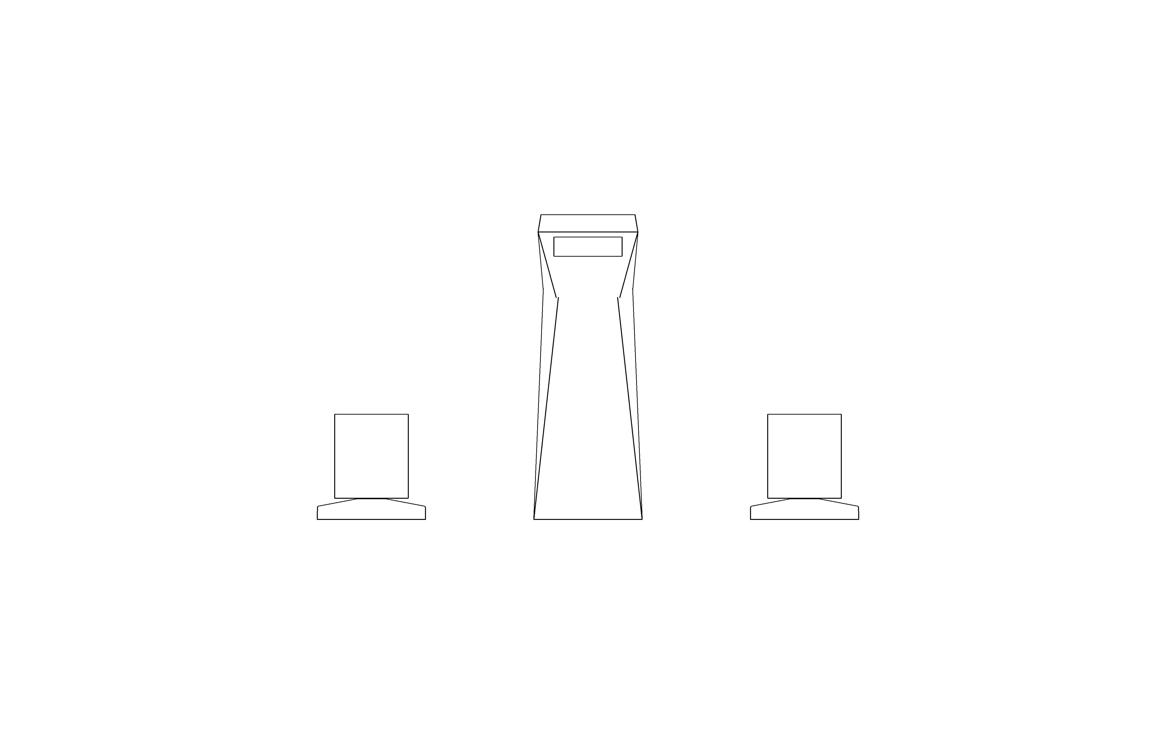 Product: ALLURE BRILLIANT Three-hole basin mixer 1/2″ M-Size (20626DC0)