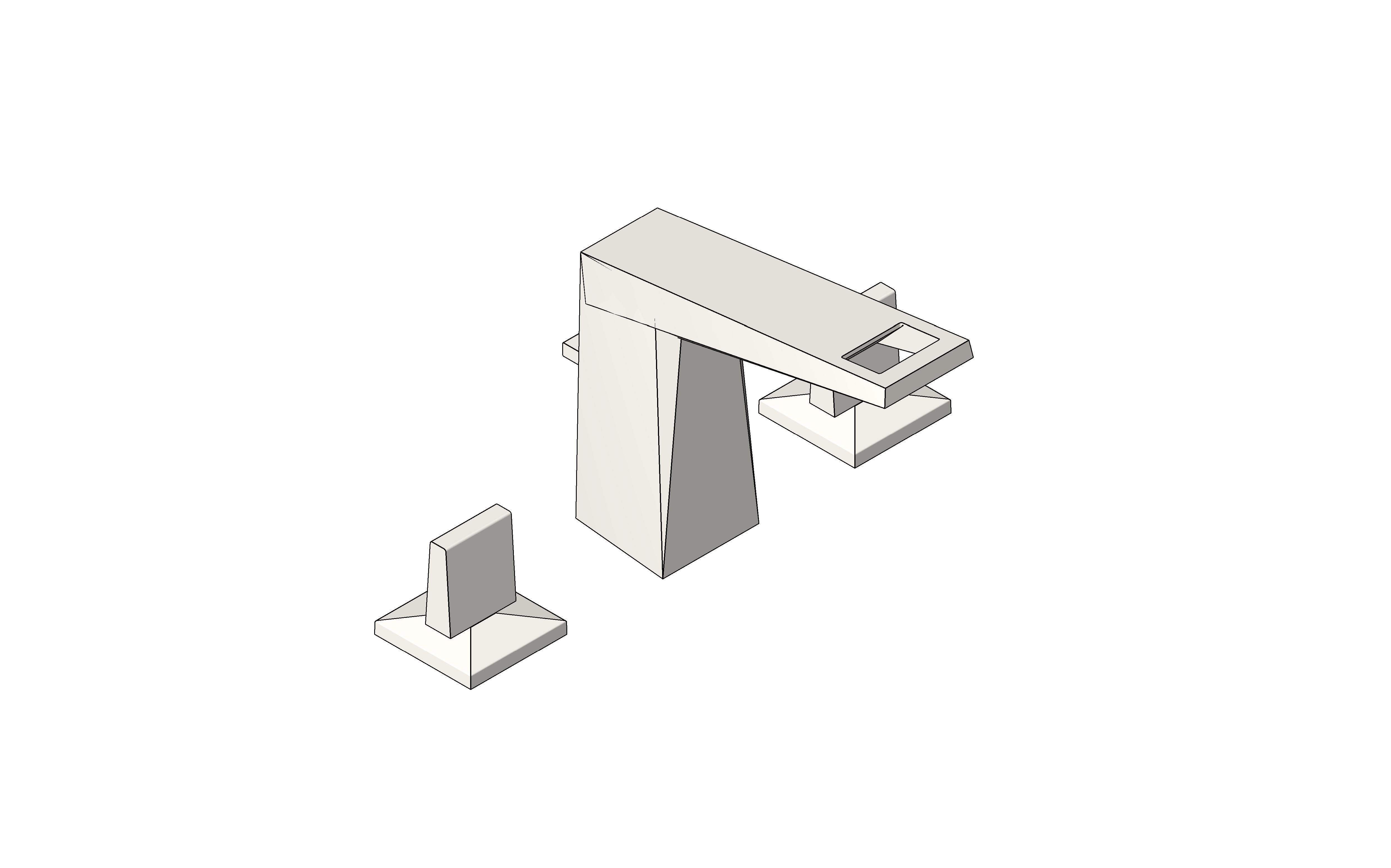 Product: ALLURE BRILLIANT Three-hole basin mixer 1/2″ M-Size (20626DC0)