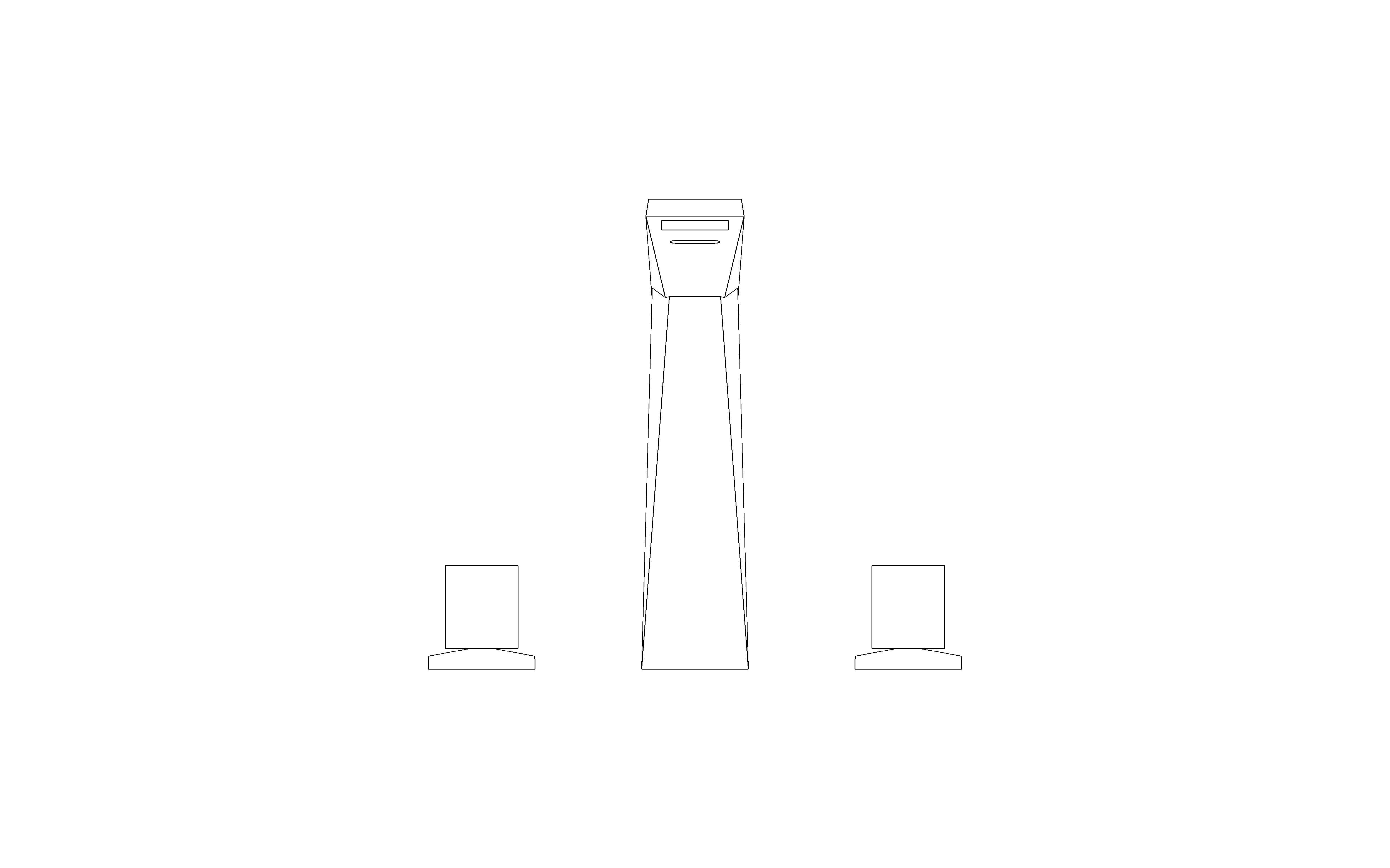 Product: ALLURE BRILLIANT Two-Handle Basin (2062700F)