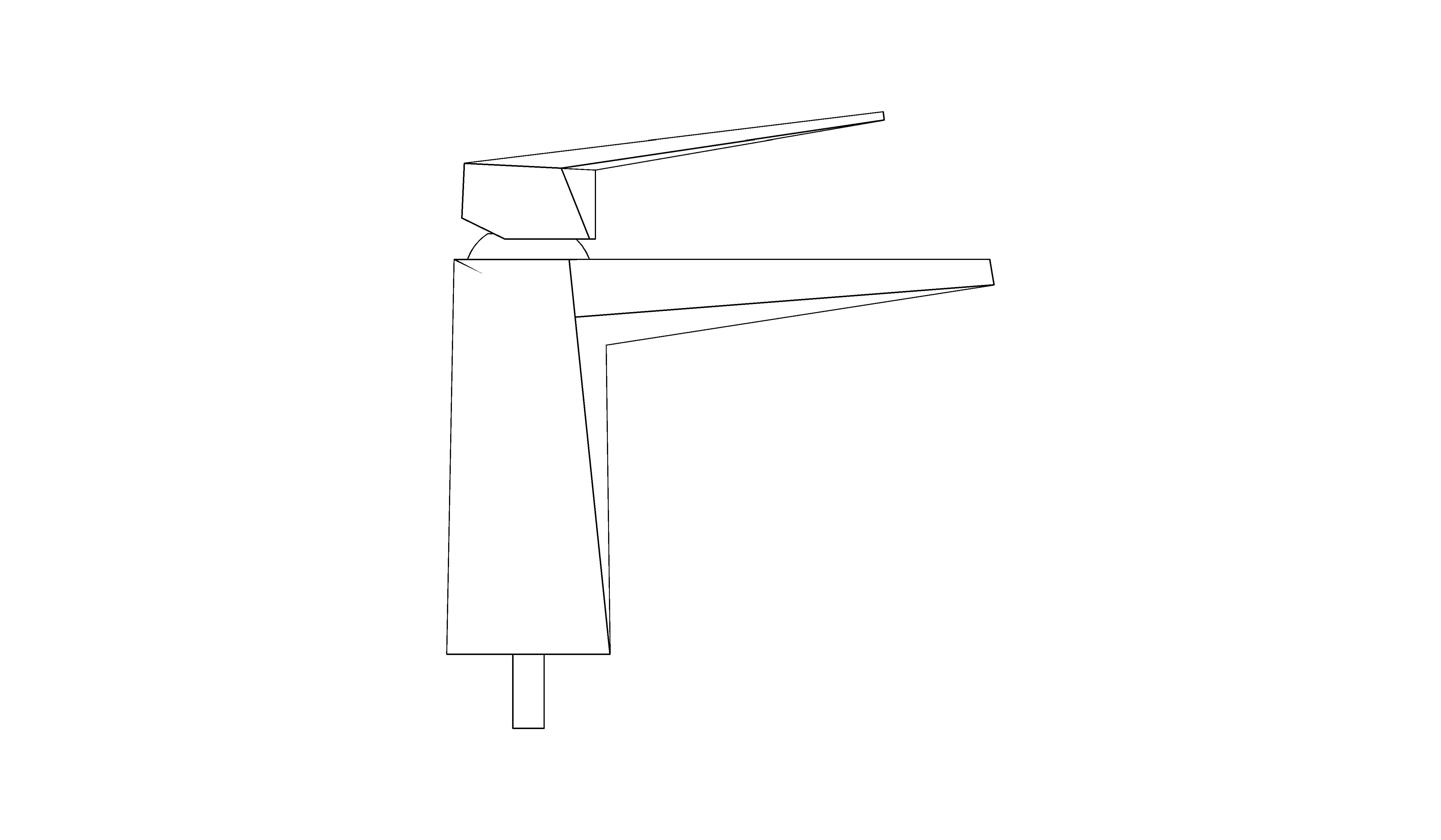 Product: ALLURE BRILLIANT Basin Mixer (24343000)