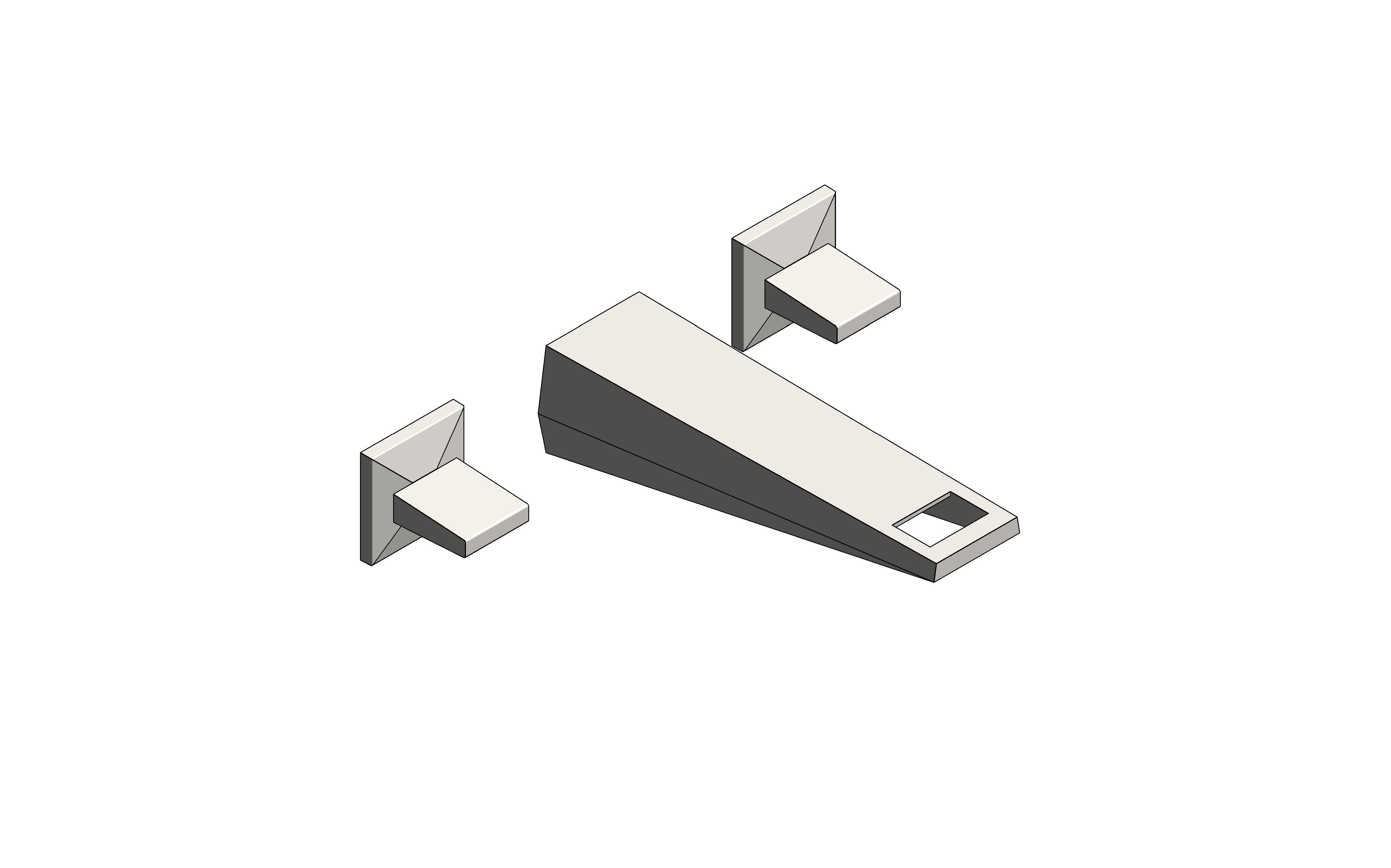 Product: ALLURE BRILLIANT Three-hole basin mixer 1/2″ M-Size (20628DC0)