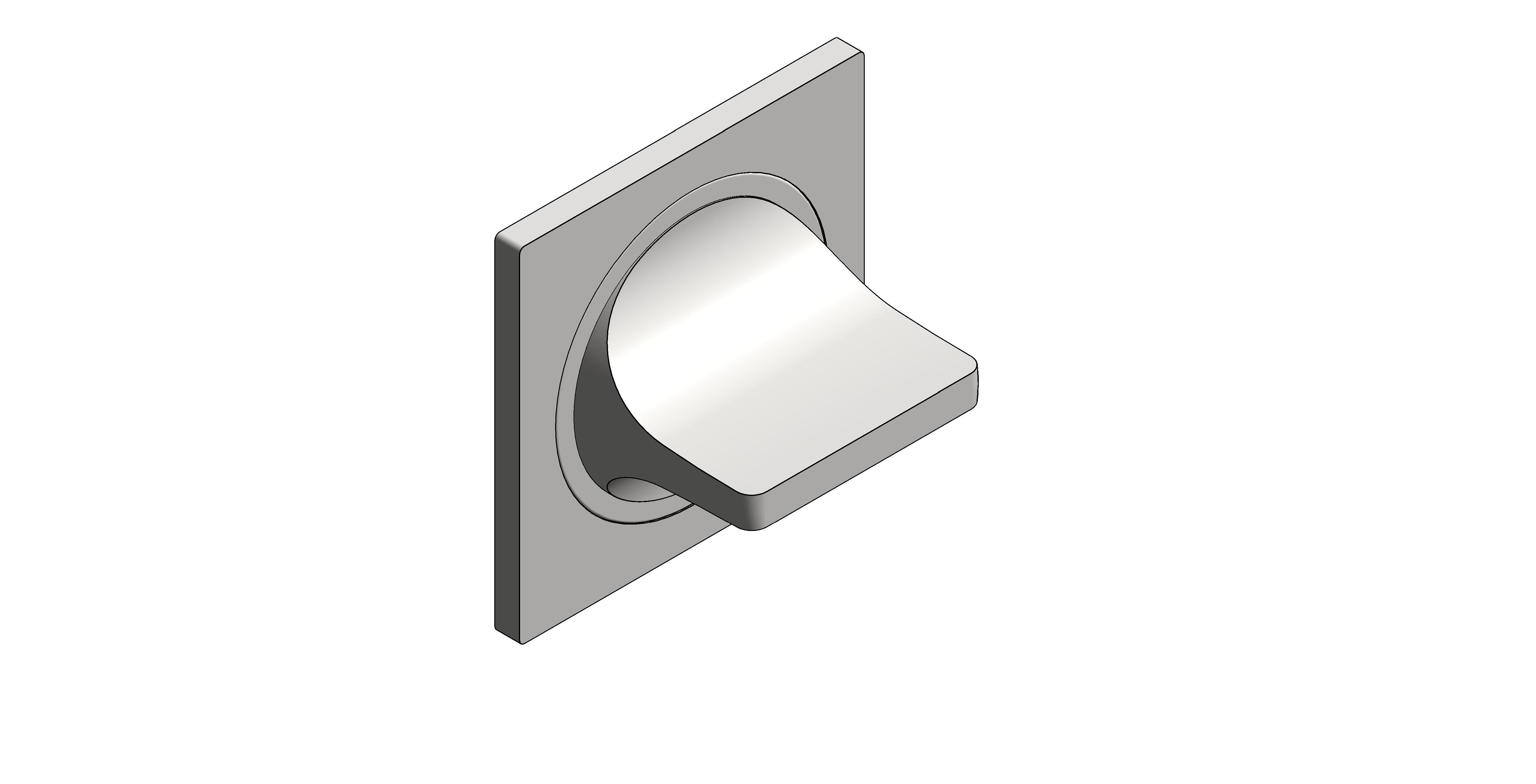 Product: ALLURE Concealed stop-valve trim (19334MS1)