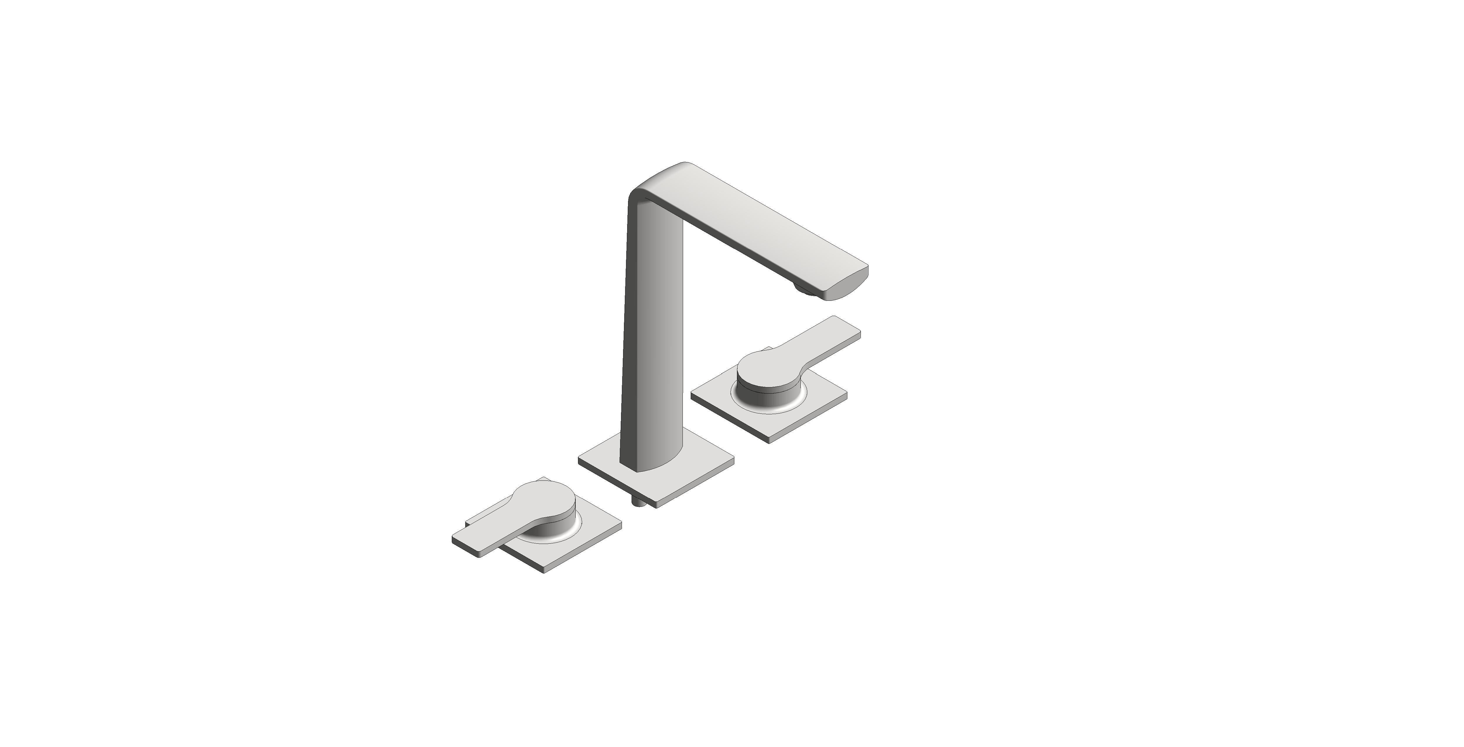 Product: ALLURE Three-hole basin mixer 1/2″ M-Size (20188MS1)