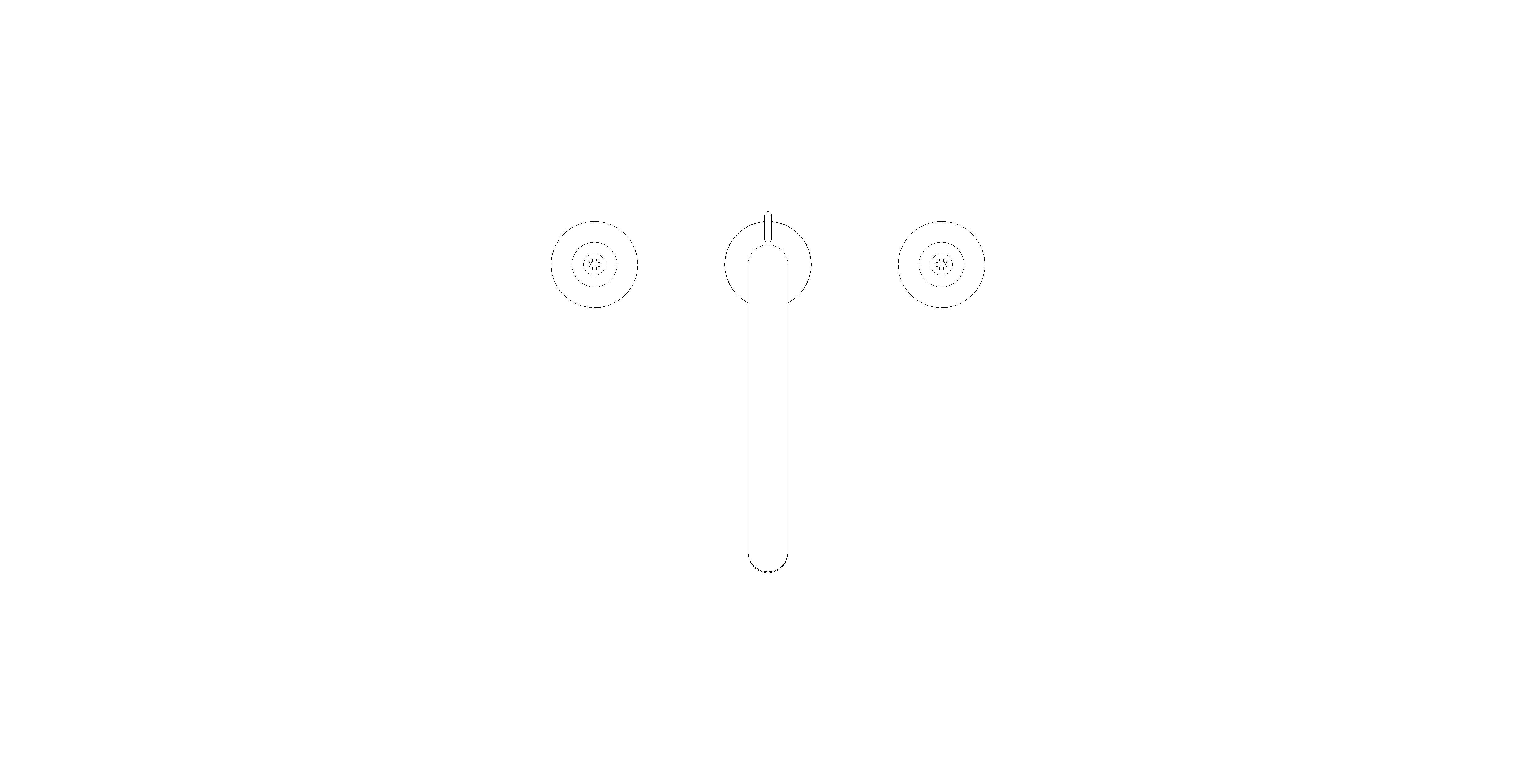 Product: ATRIO PRIVATE COLLECTION Three-hole basin mixer 1/2″ L-Size (20593MS0)