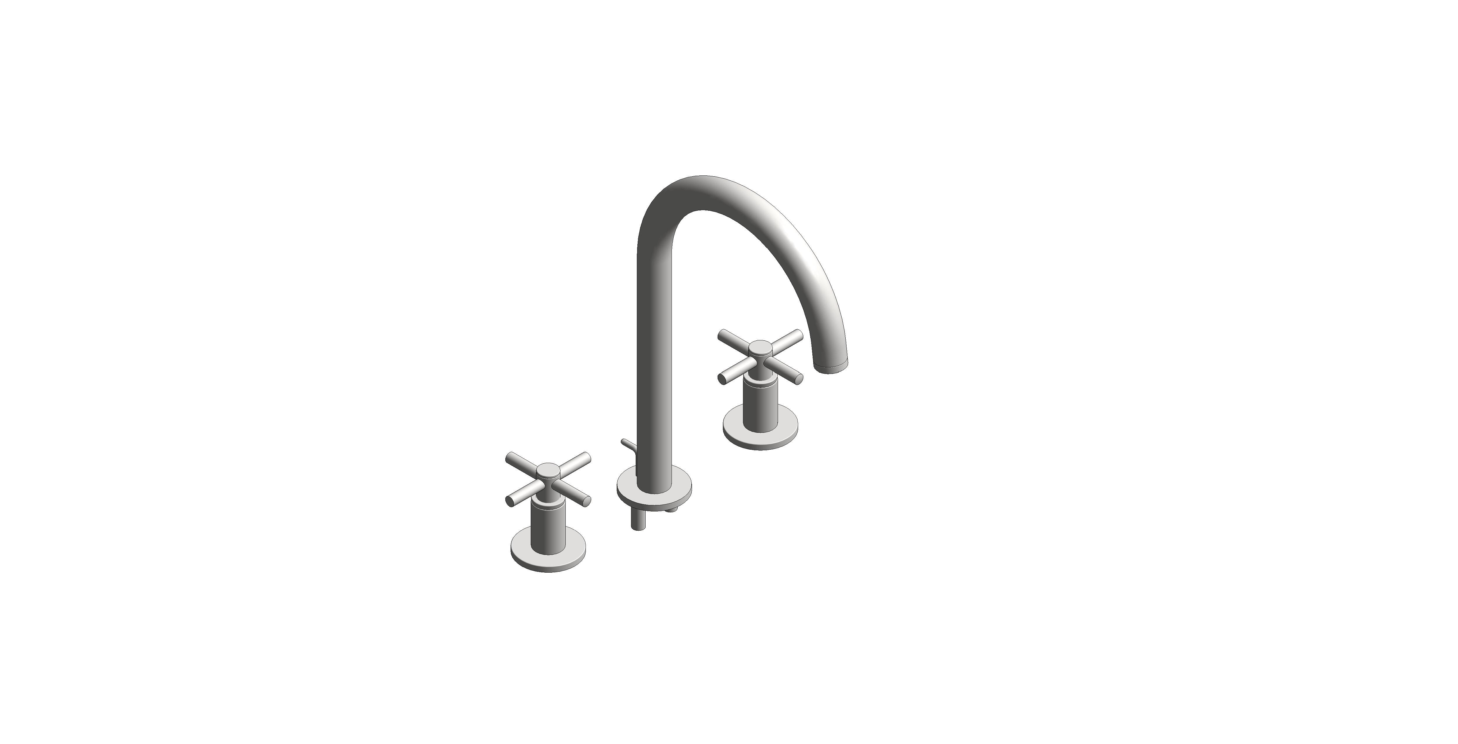 Product: ATRIO Three-hole basin mixer 1/2″ L-Size (20643MS0)