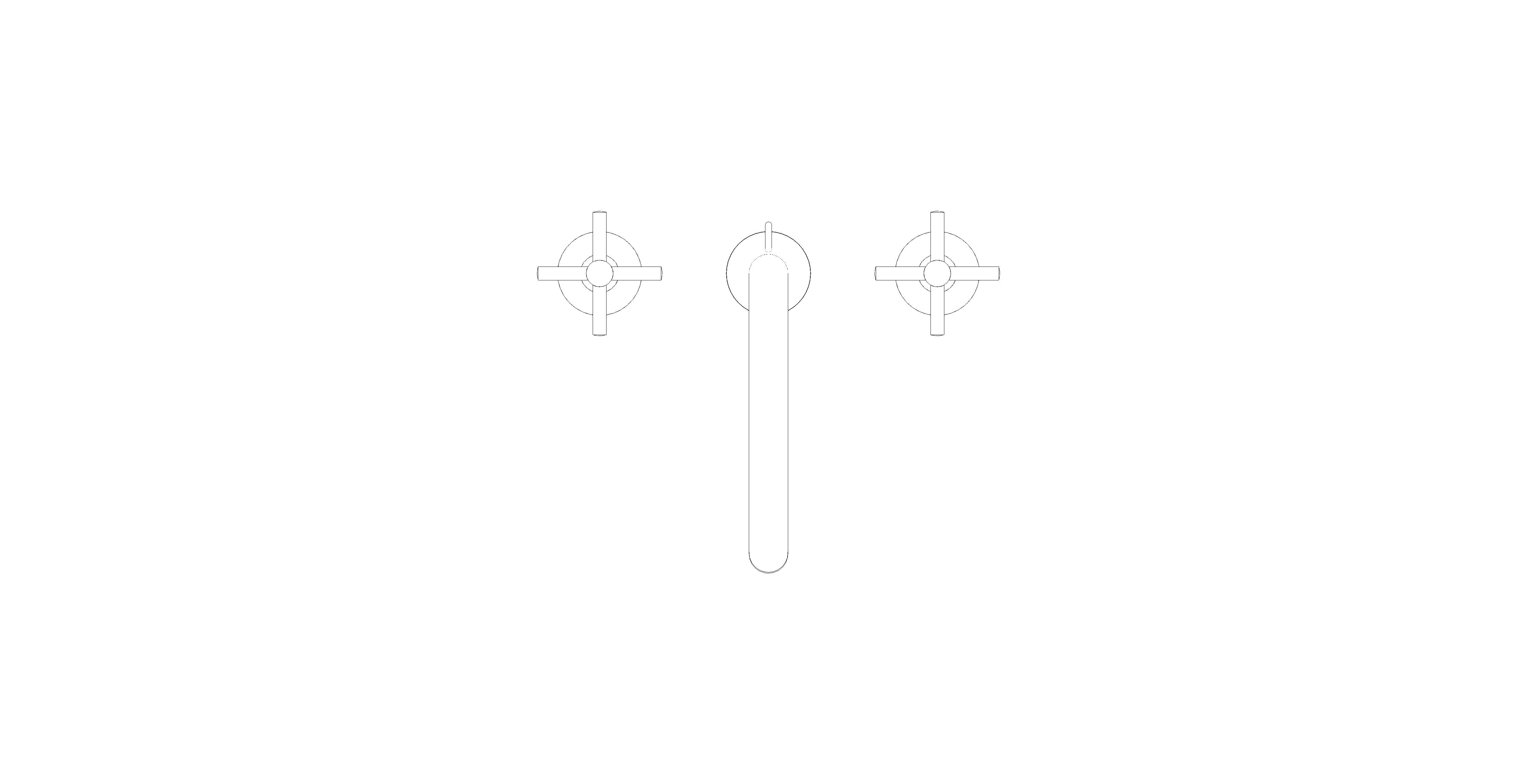 Product: ATRIO Three-hole basin mixer 1/2″ L-Size (20643MS0)