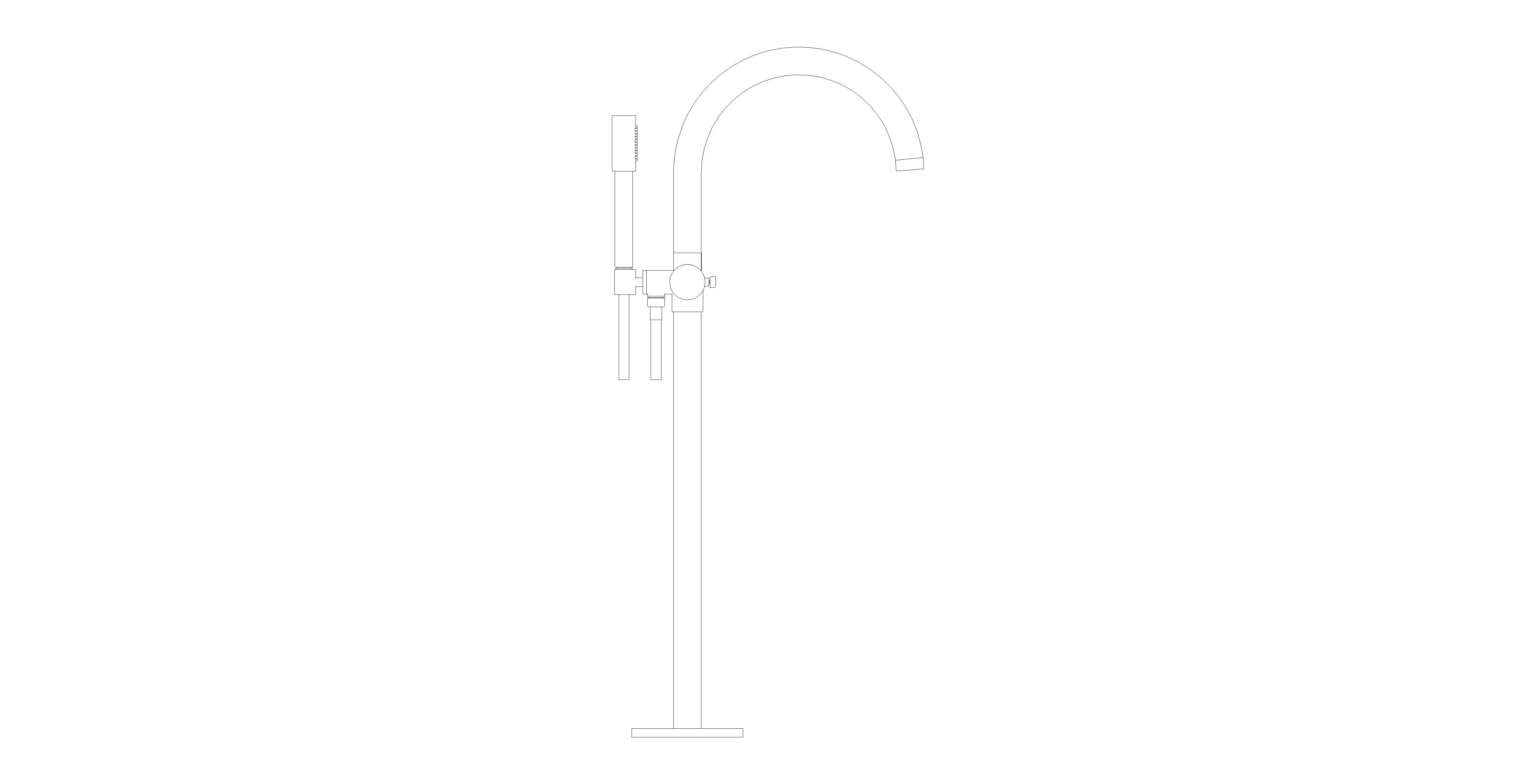 Product: ATRIO PRIVATE COLLECTION Bath / shower mixer 1/2″ (25229MS0)
