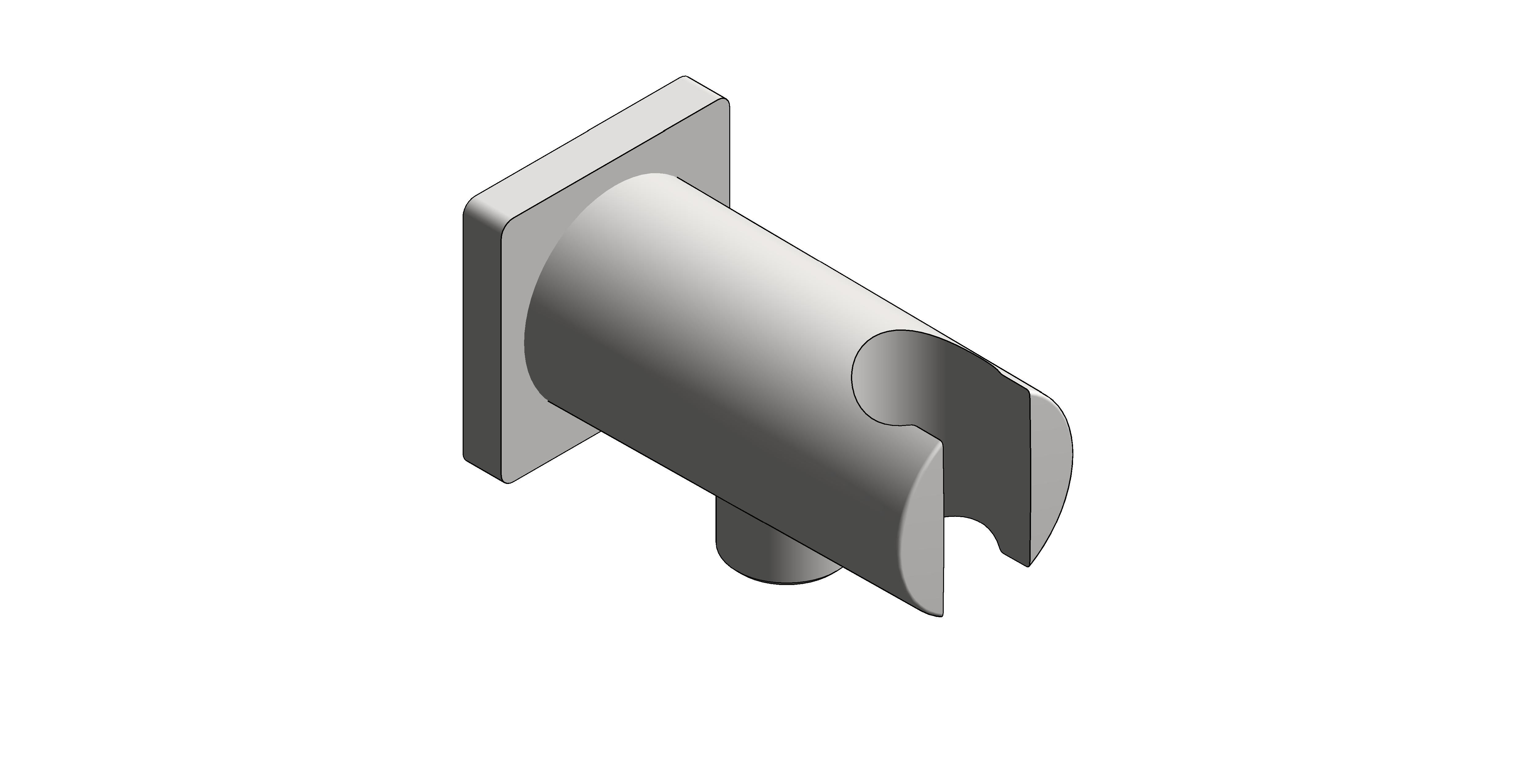 Product: RAINSHOWER Shower outlet elbow 1/2″ with holder (26659MS0)