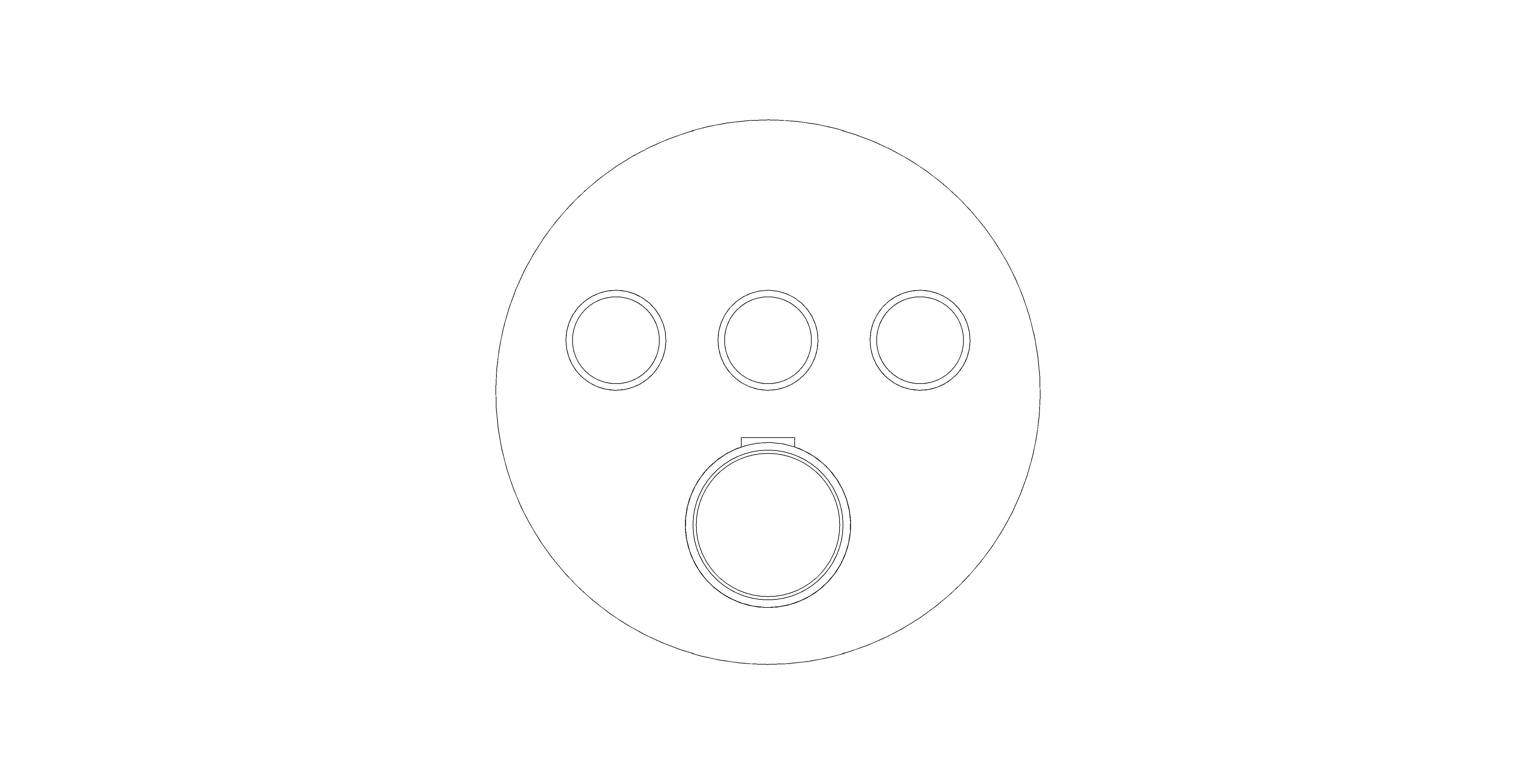 Product: GROHTHERM SMARTCONTROL Thermostat for concealed installation with 3 valves (29121MS0)