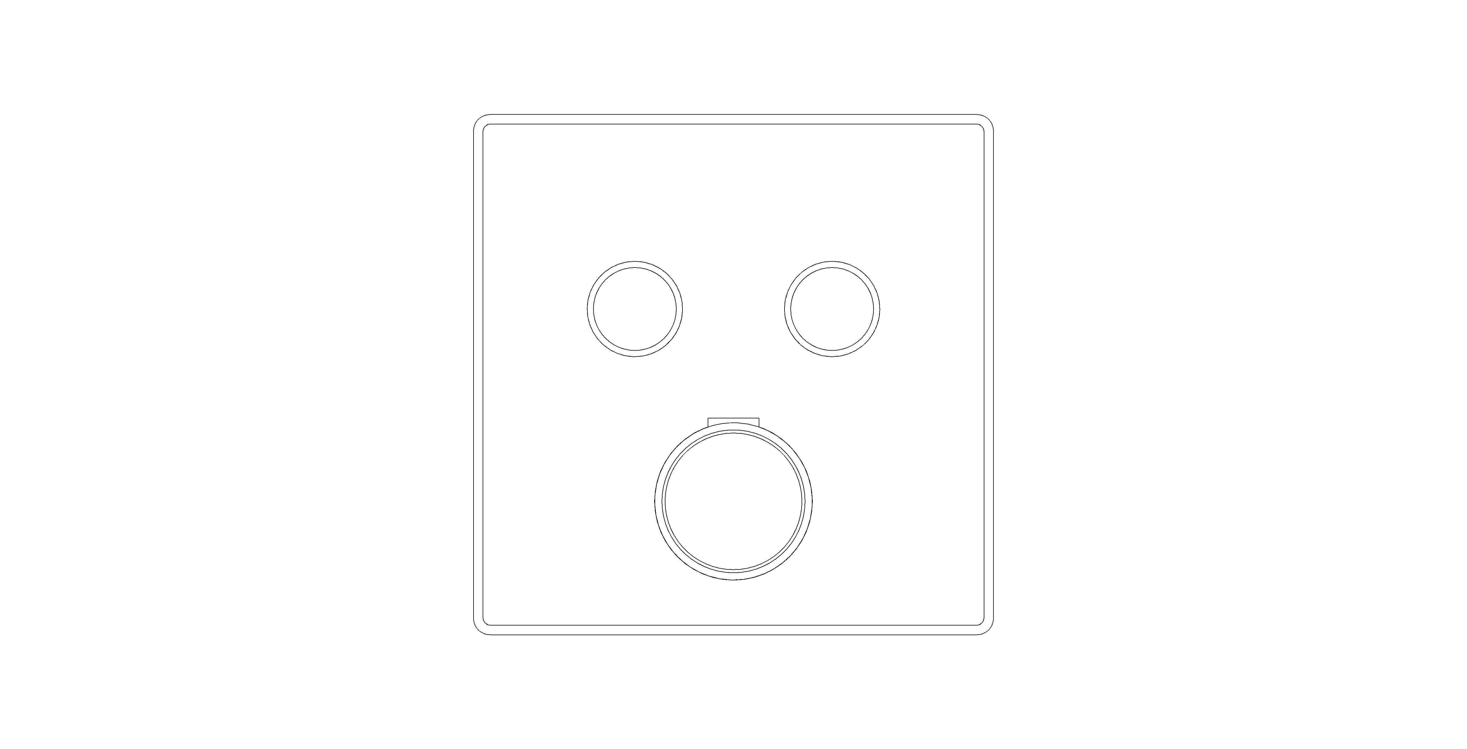 Product: GROHTHERM SMARTCONTROL Thermostat for concealed installation with 2 valves (29124MS0)