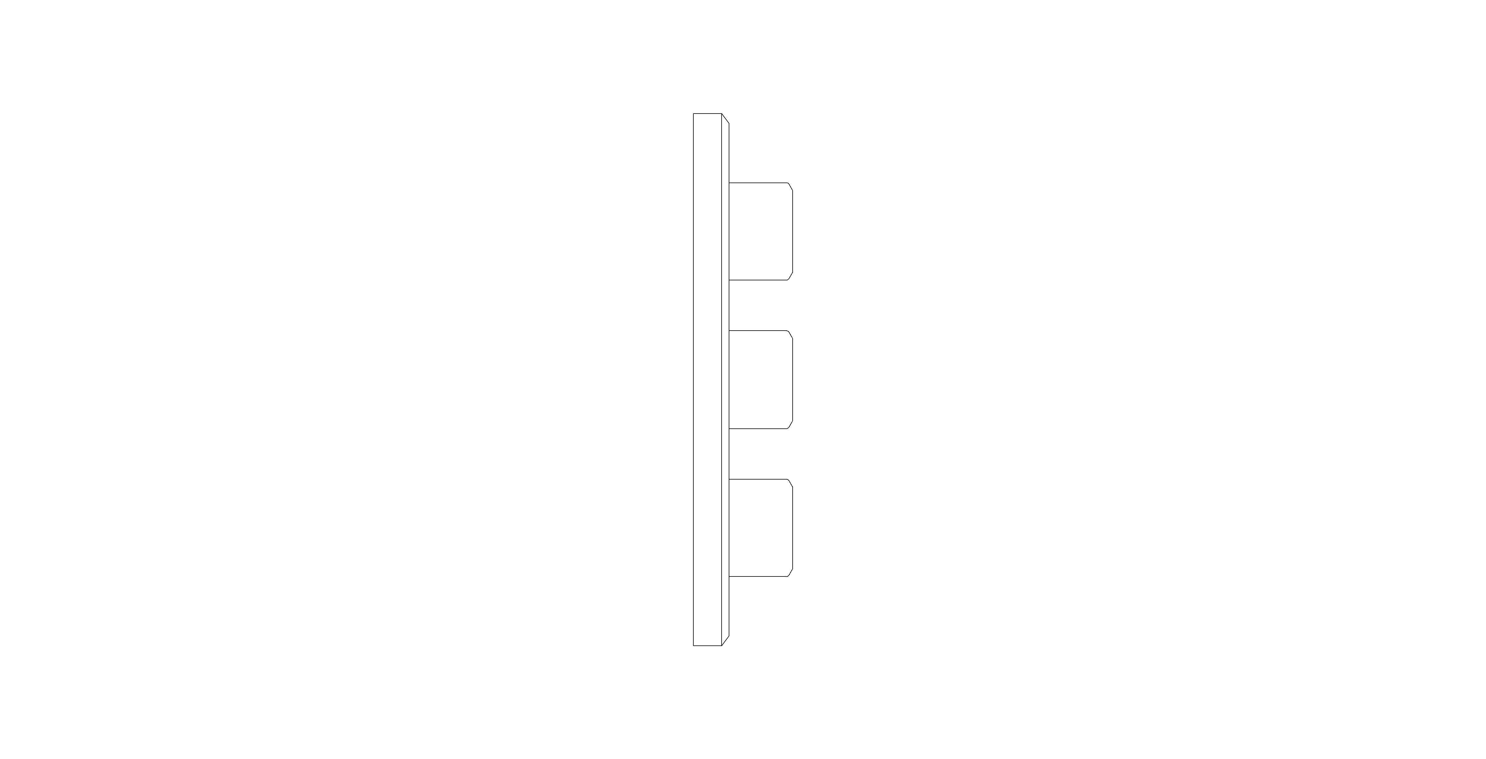 Product: GROTHERM SMARTCONTROL Triple volume control trim (29127MS0)
