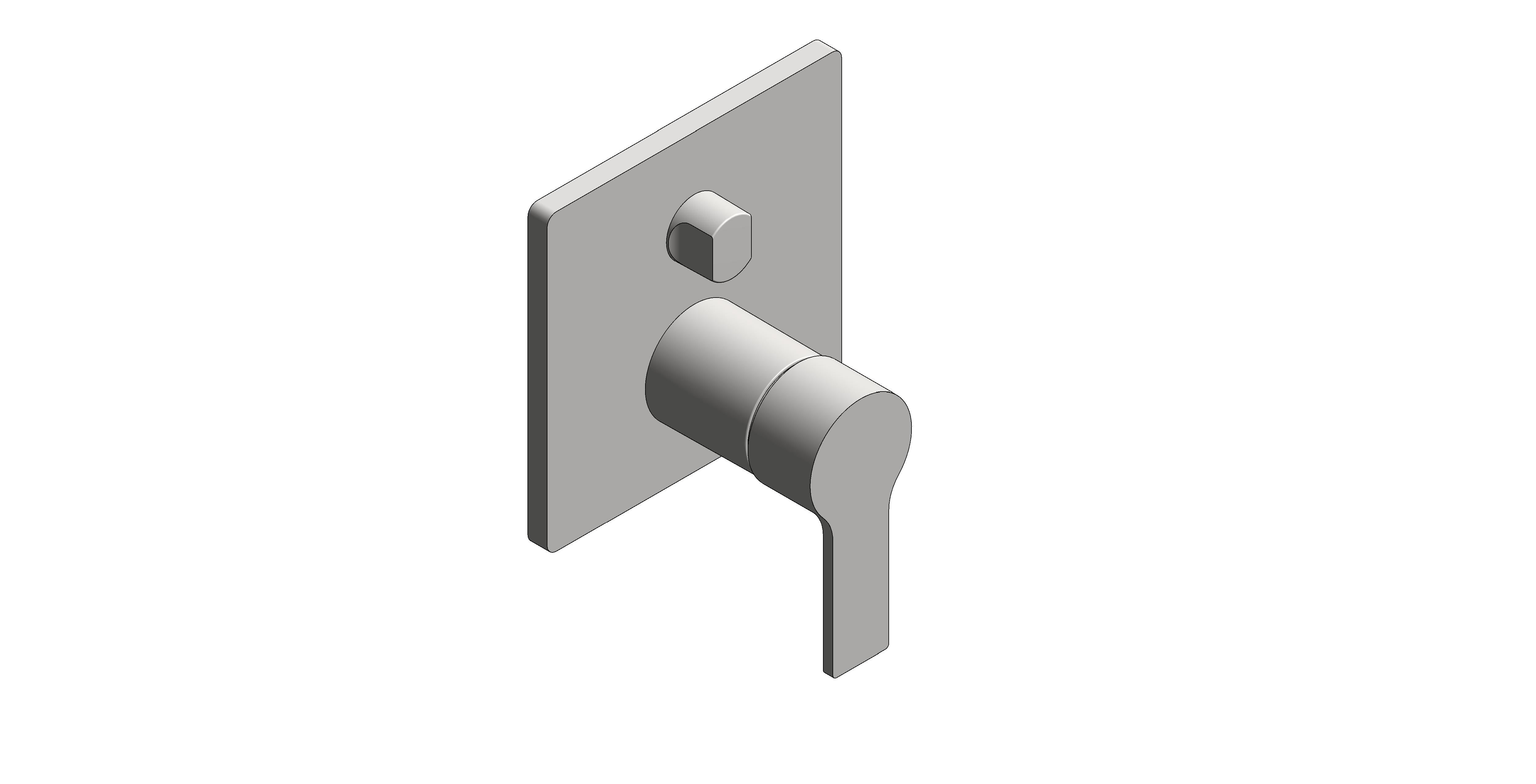 Product: ALLURE Single-lever mixer with 3-way diverter (29176MS1)