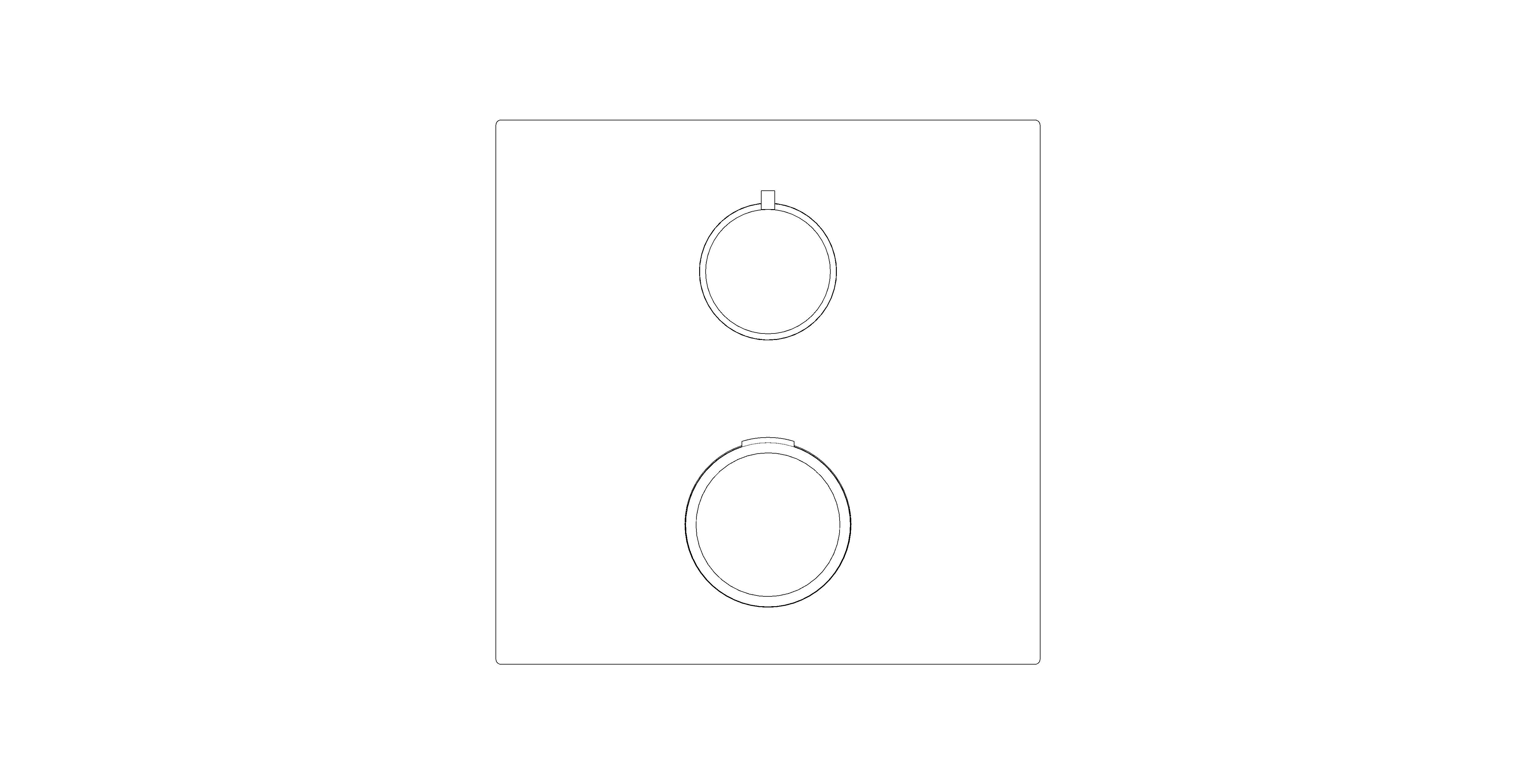 Product: ALLURE Thermostat for concealed installation with 2-way diverter (29181MS2)