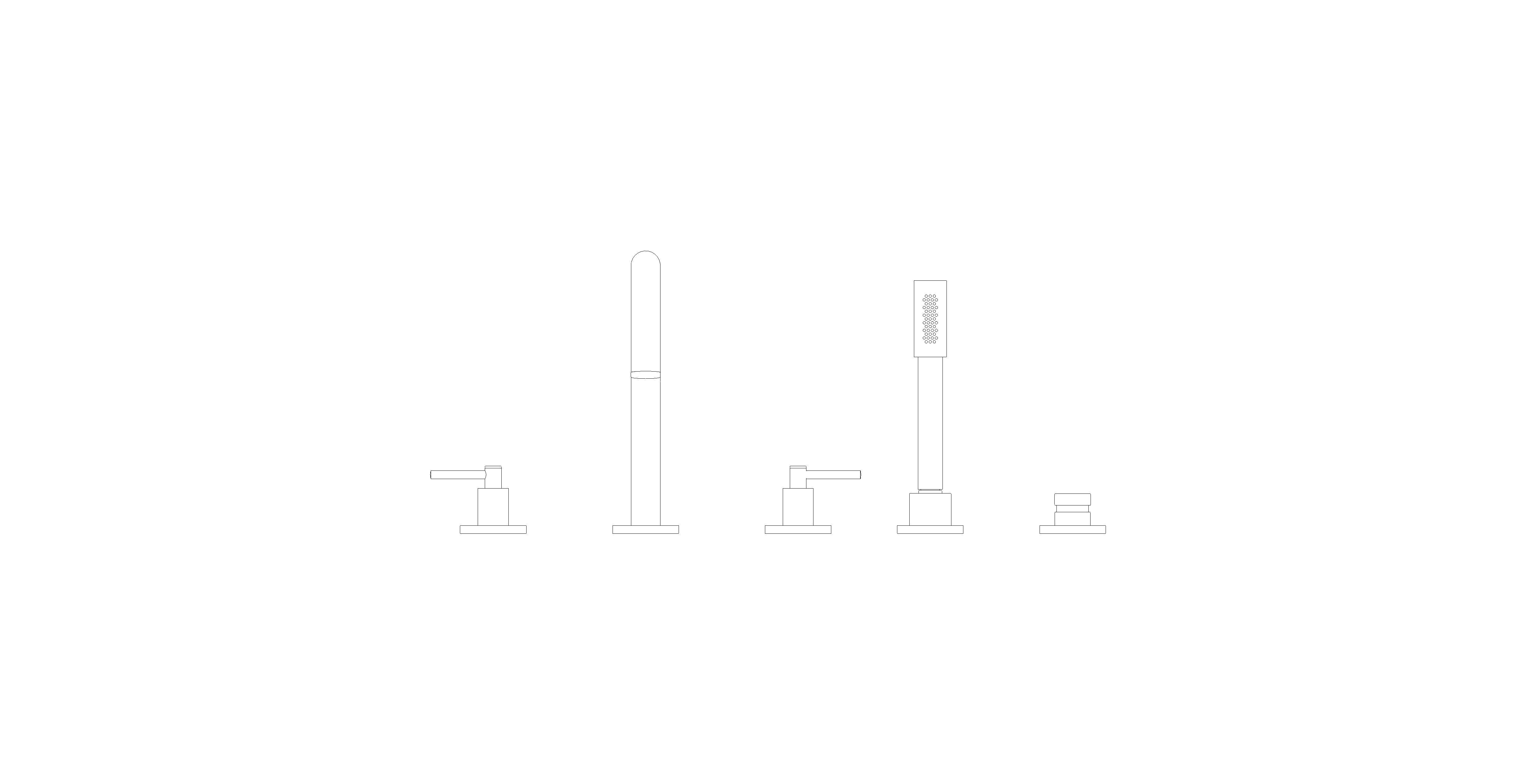 Product: ATRIO 5-hole bath/shower combination (29407MS0)