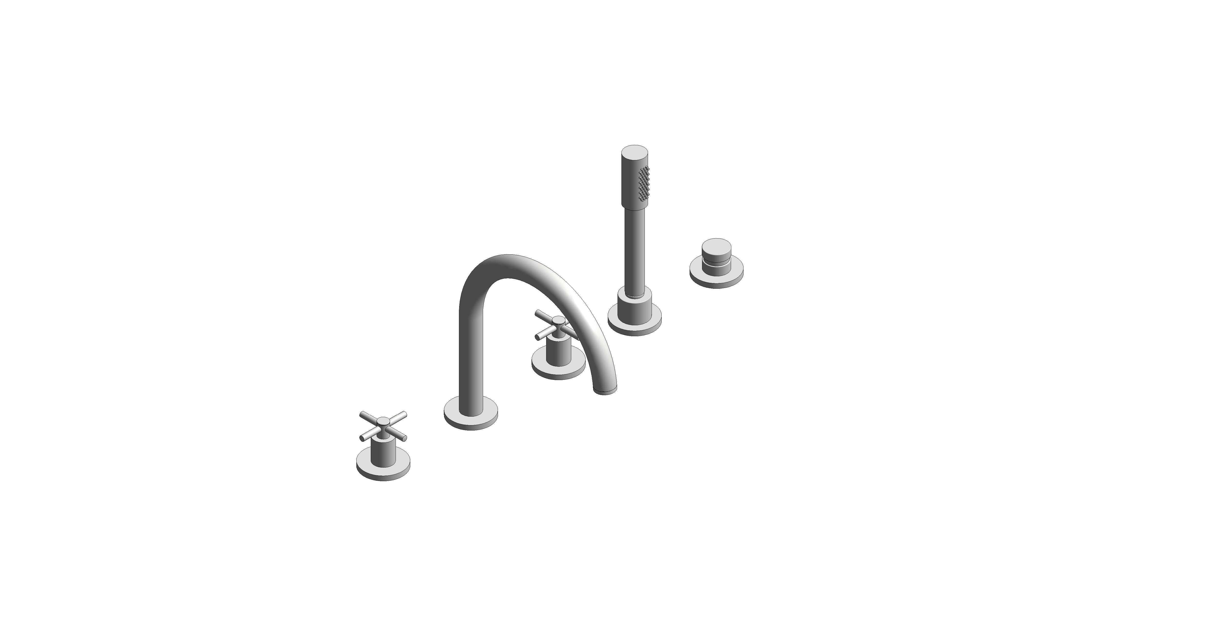 Product: ATRIO 5-hole bath/shower combination (29408MS0)