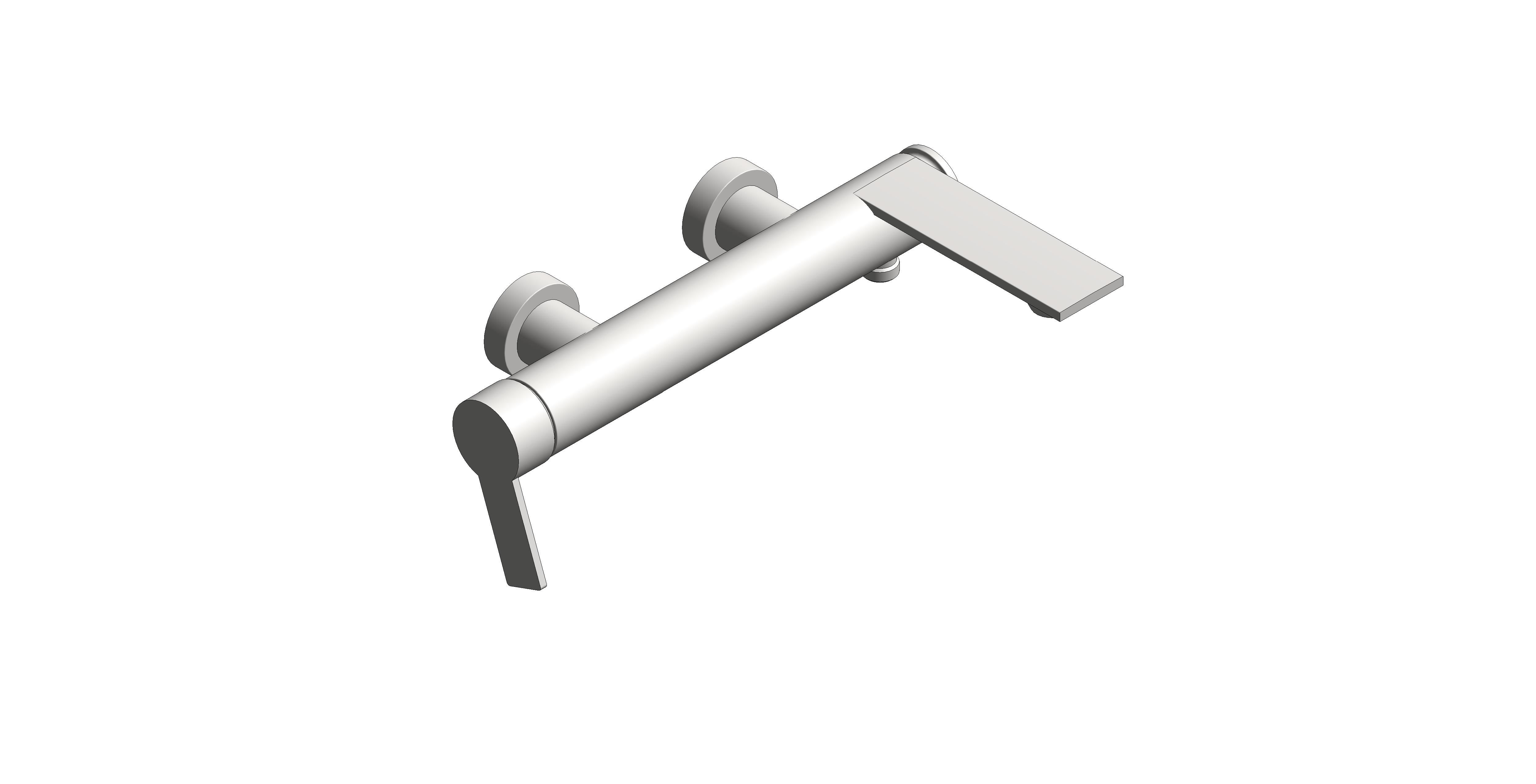 Product: ALLURE Single-lever bath mixer 1/2″ exposed (32826MS1)