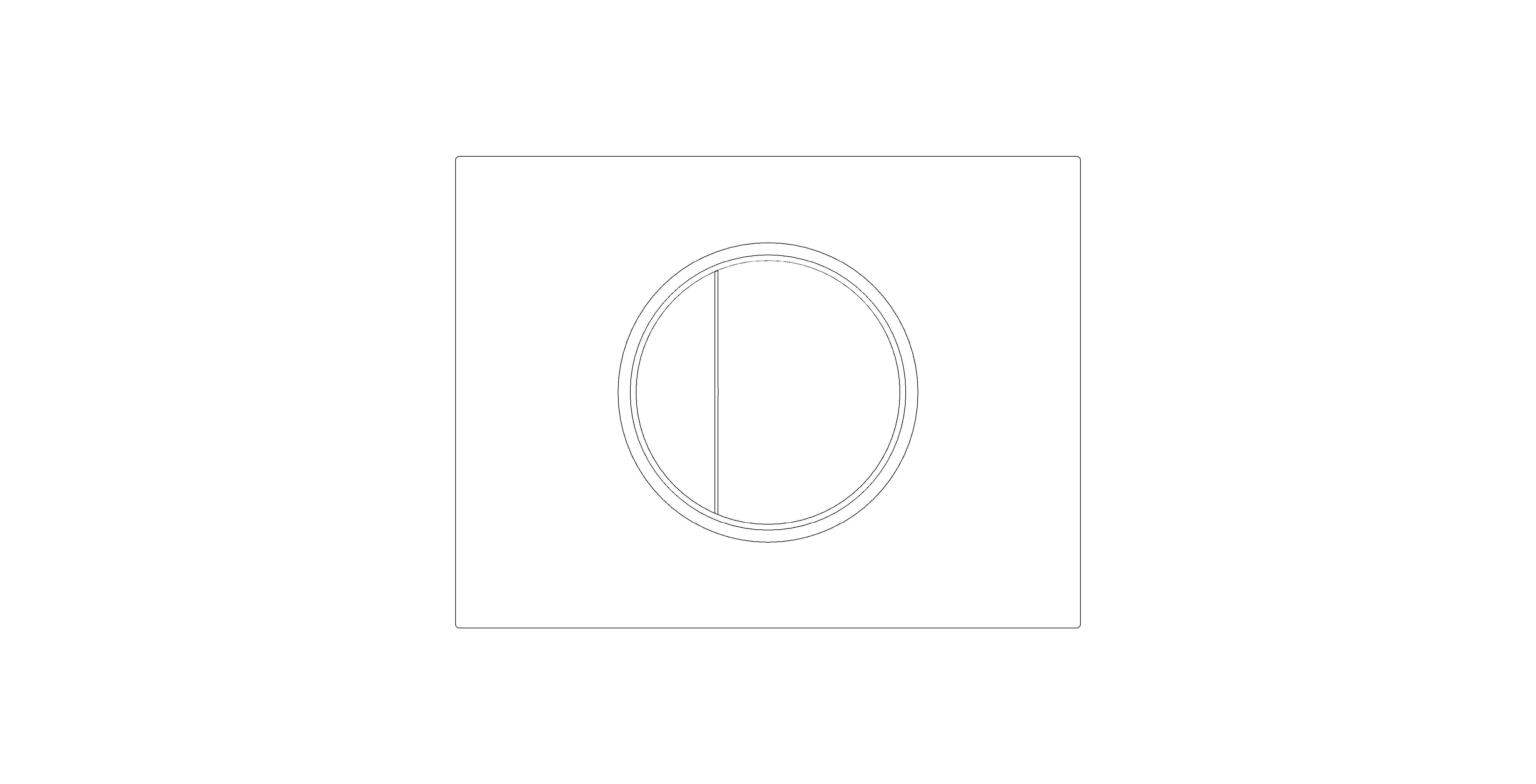 Product: NOVA COSMOPOLITAN S Flush plate (37601MS0)