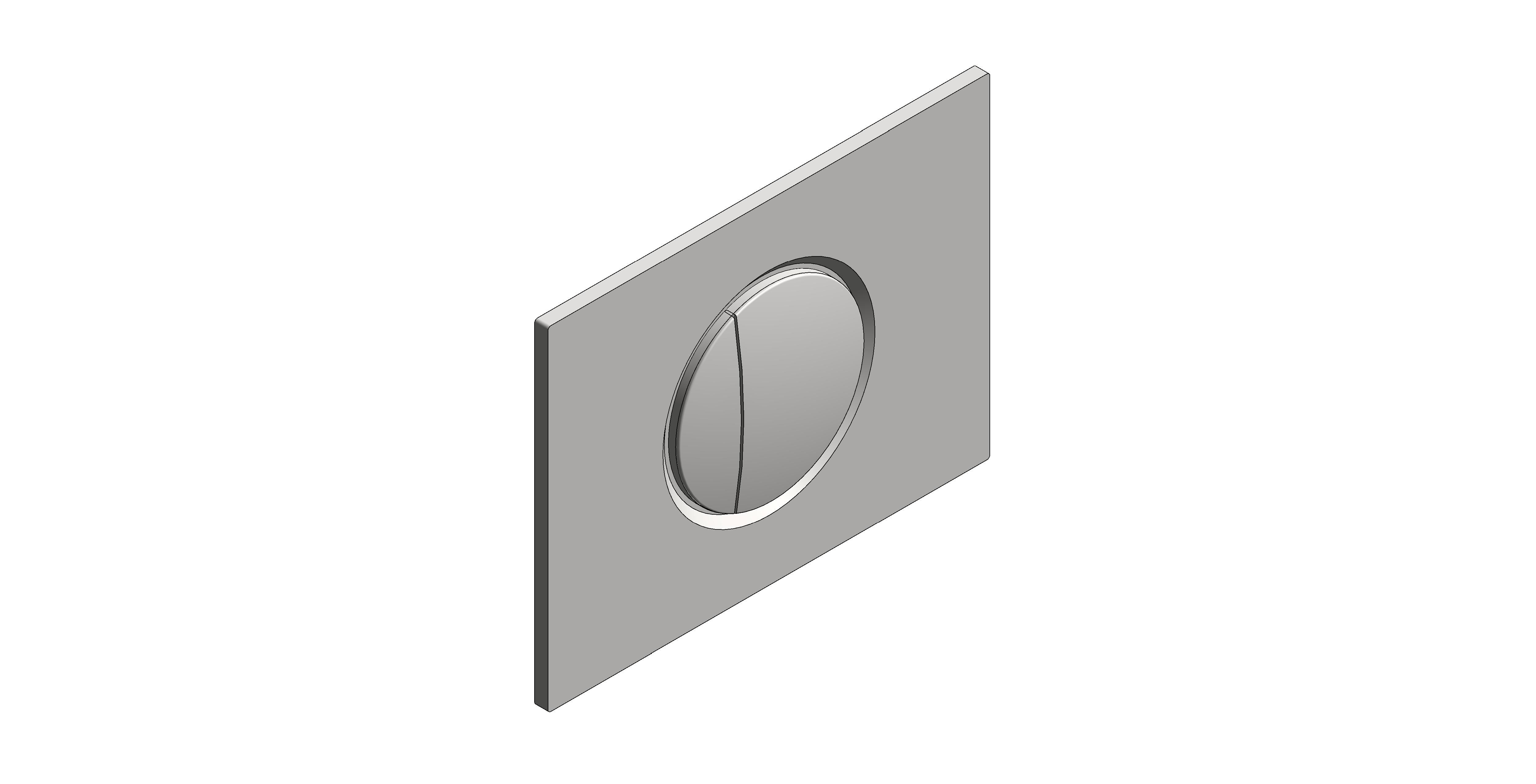 Product: NOVA COSMOPOLITAN S Flush plate (37601MS0)