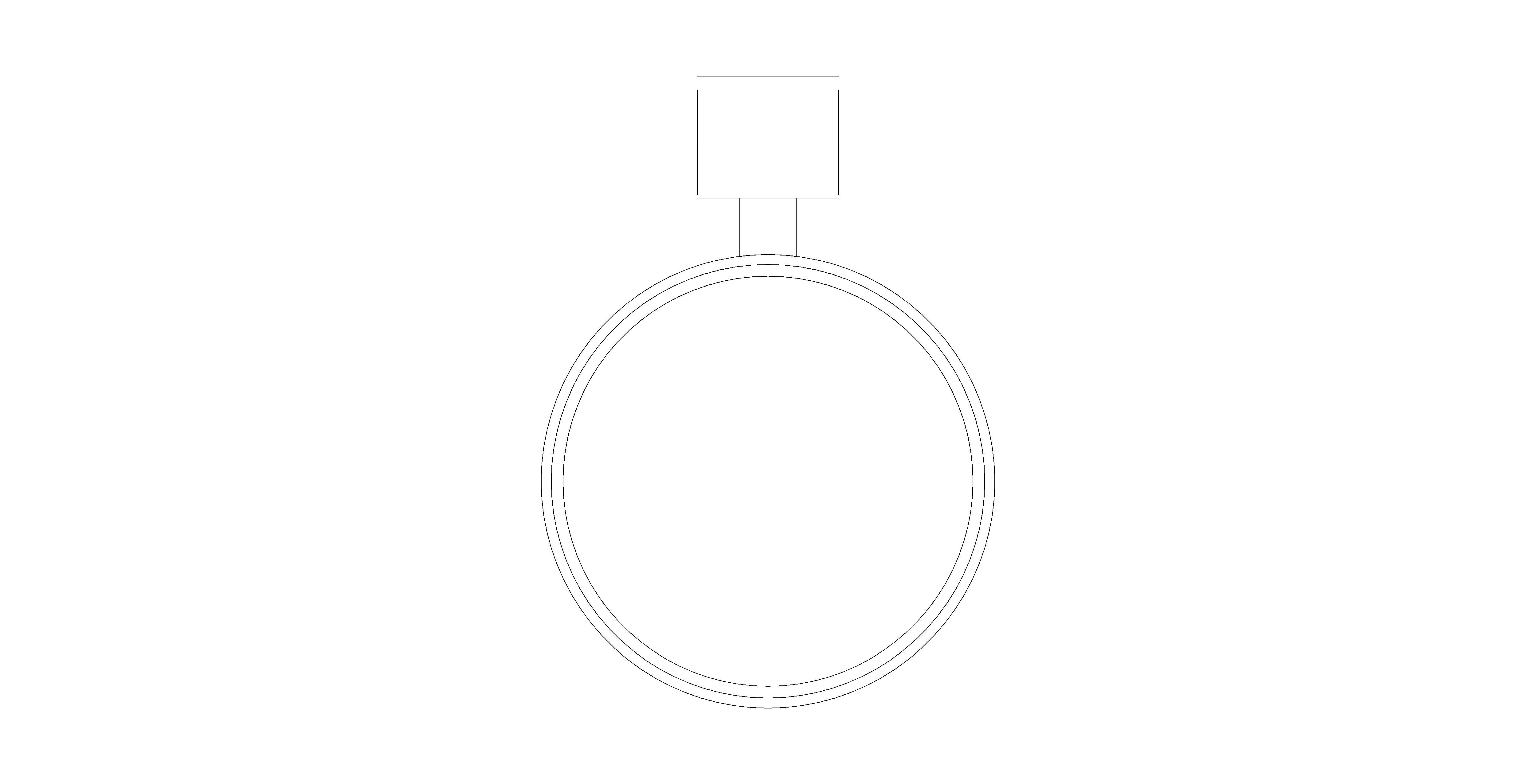 Product: ATRIO Glass/soap dish holder (40885MS0)