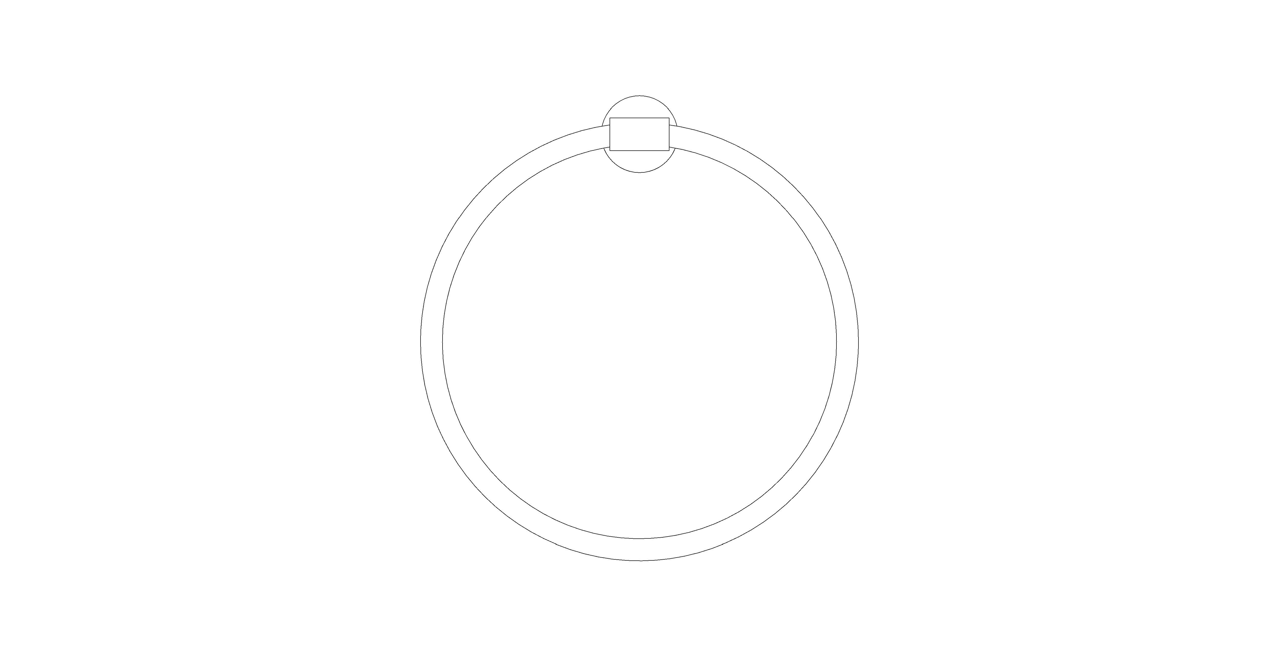 Product: ATRIO Towel ring (40887MS0)