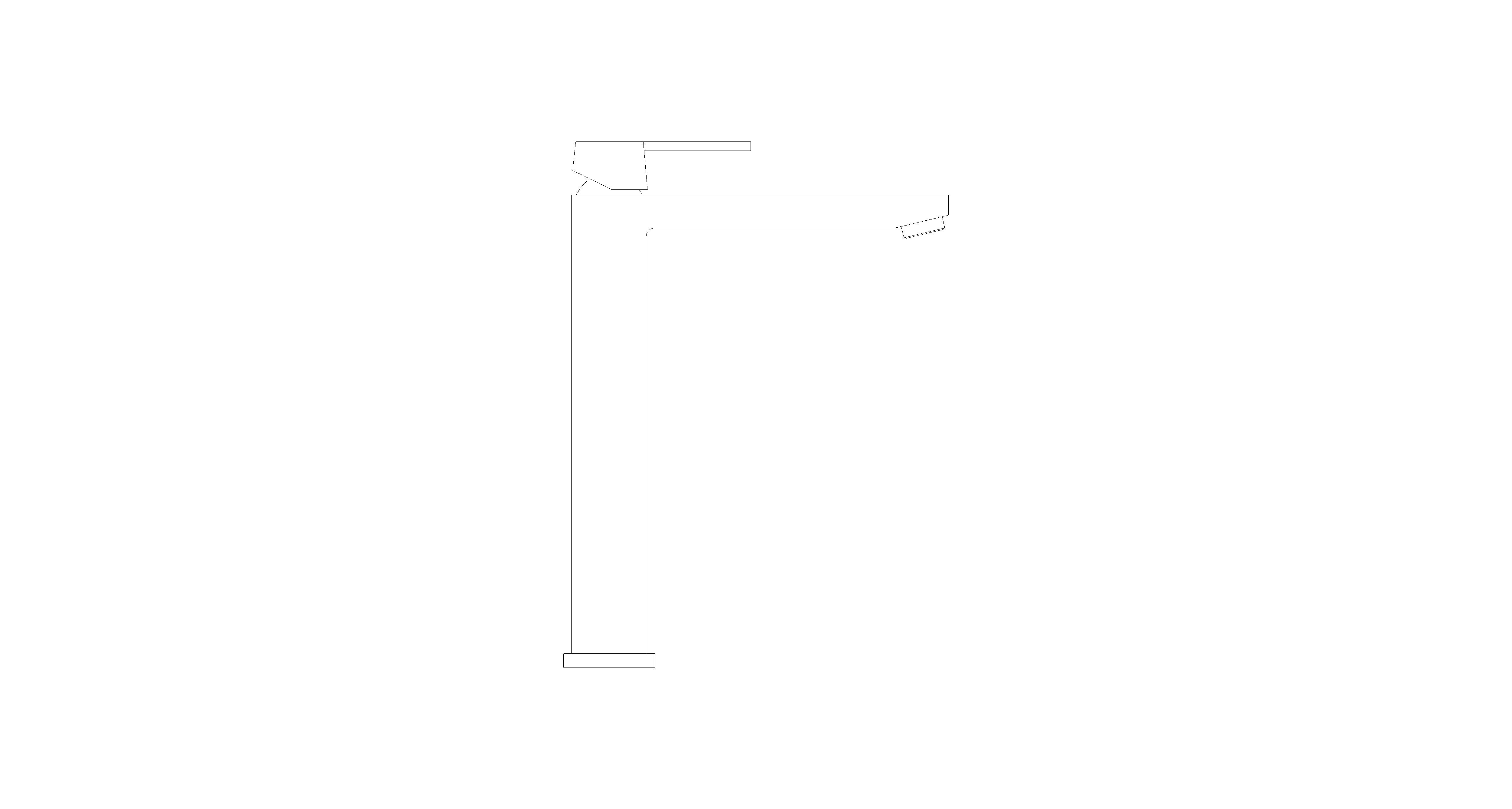 Product: EUROCUBE Basin Mixer 1/2″ XL-Size (23406ALC)