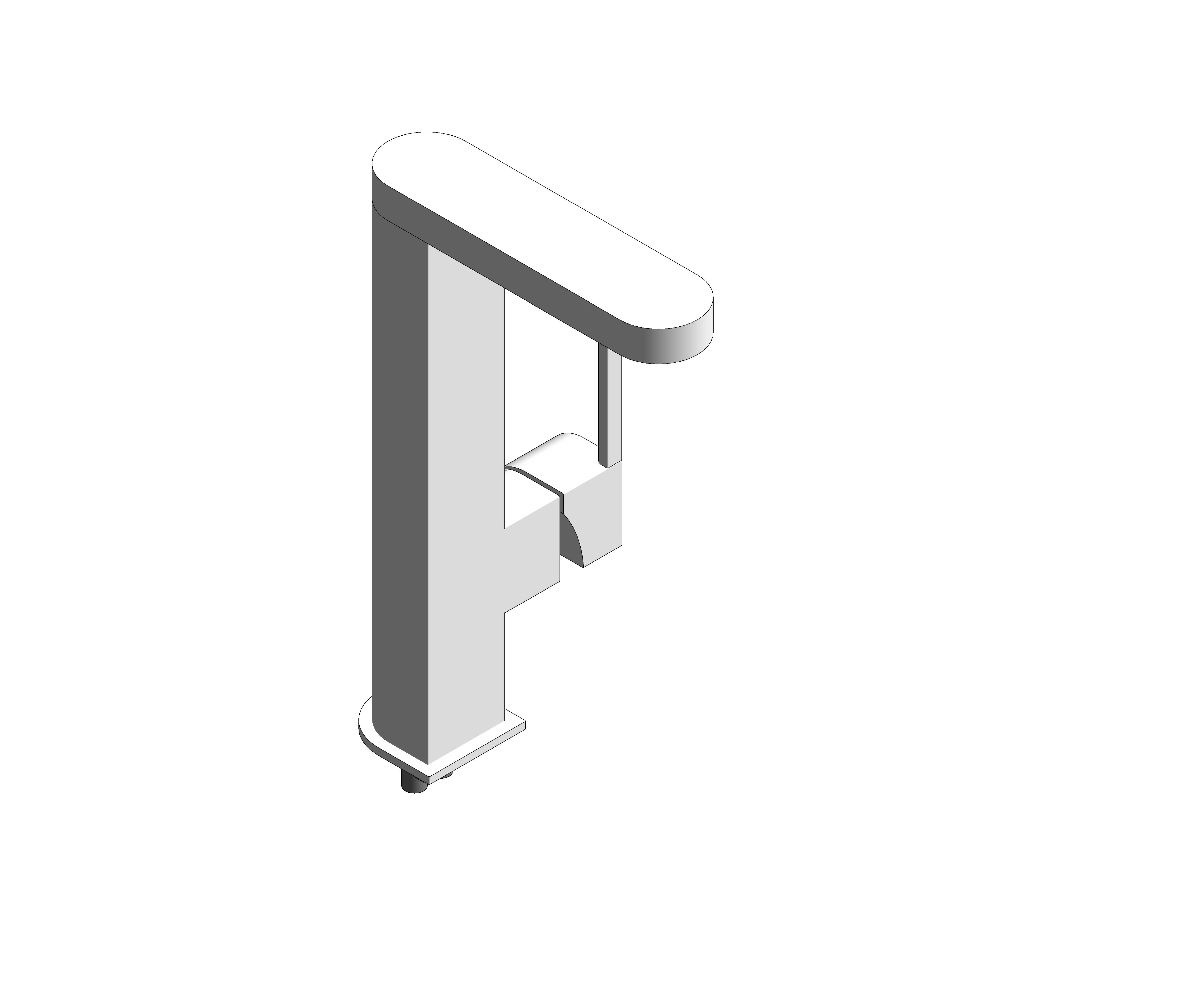 Product: Plus Single Lever Basin Mixer 1/2" with Temperature Display L-Size - 23850003