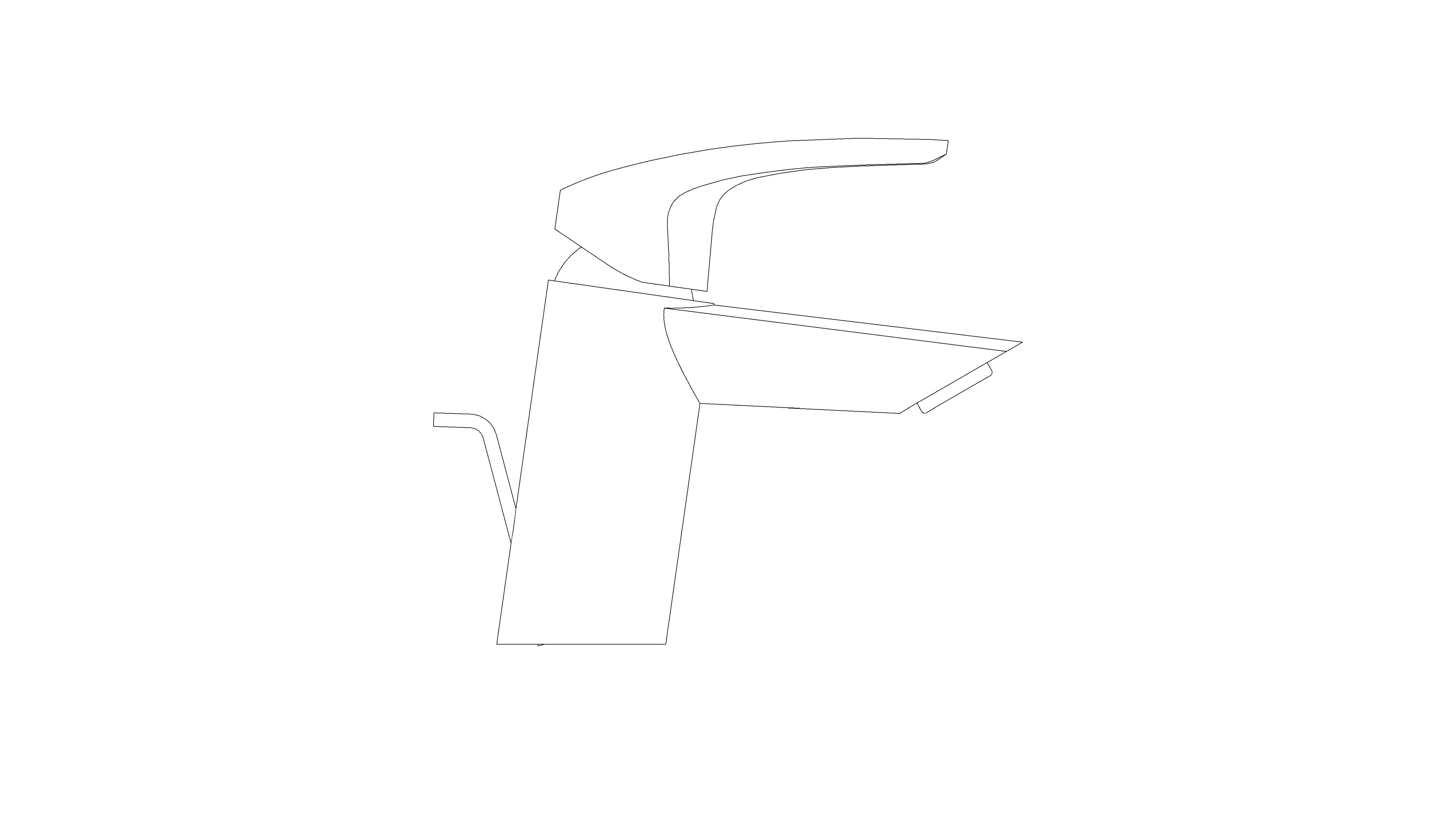 Product: Eurosmart - Single-Lever Basin Mixer 1/2″ S-Size - 2396530D