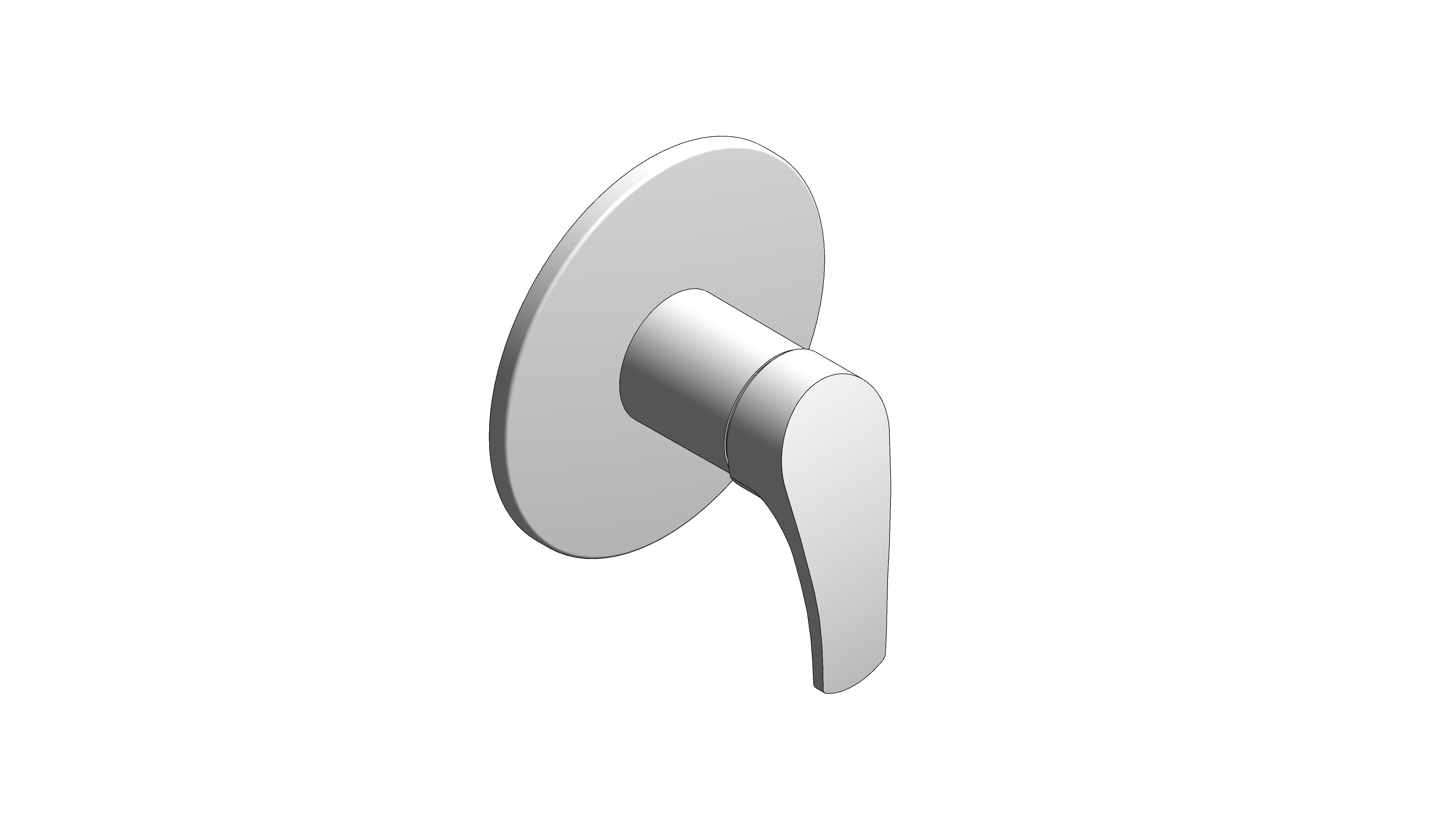 Product: EUROSMART Single-lever shower mixer trim (24042003)