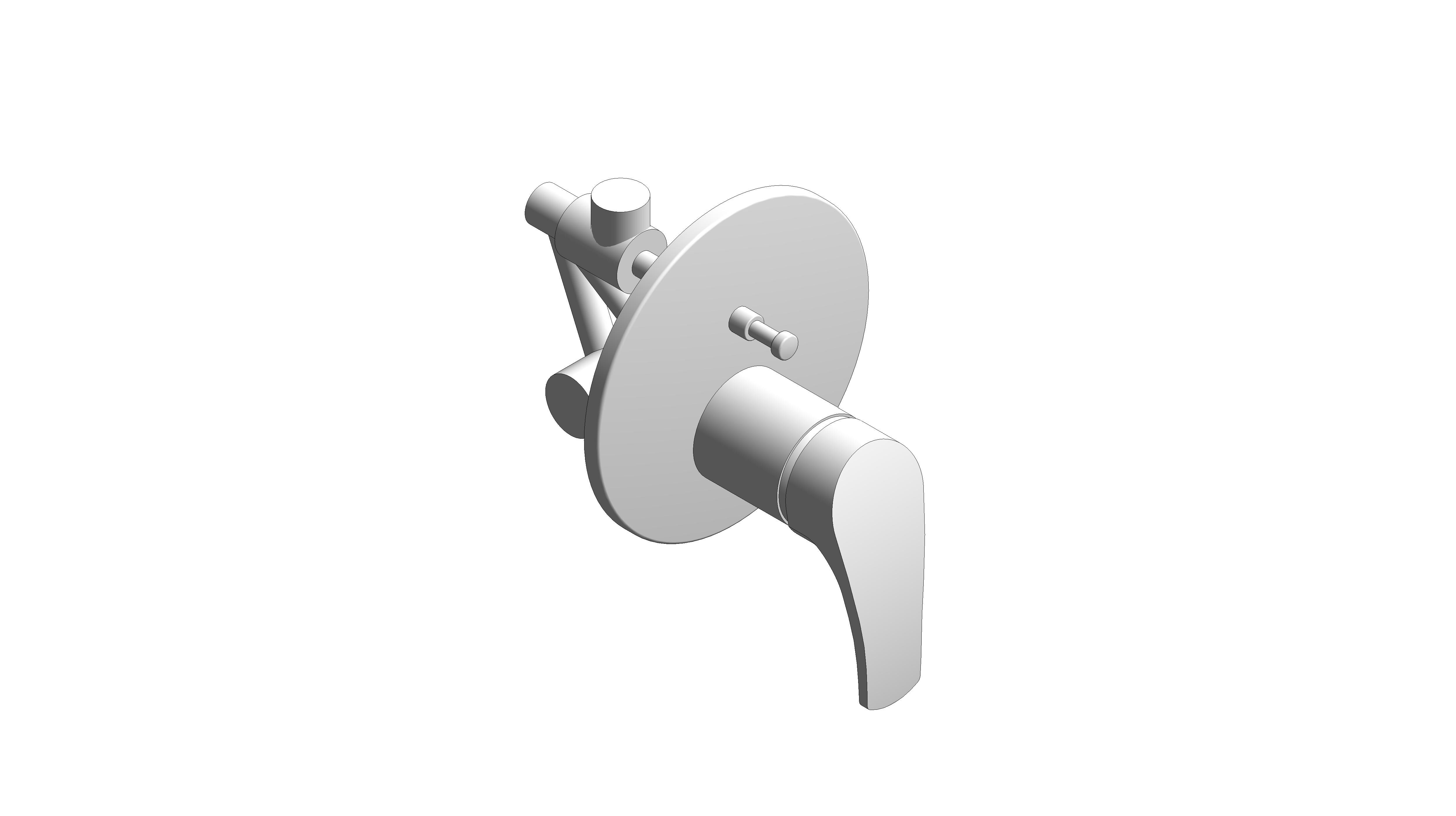 Product: EUROSMART Single-lever mixer with 2-way diverter (24043003)