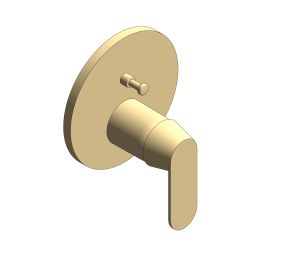 Product: EUROSMART COSMOPOLITAN Single-Lever Mixer With 2-Way Diverter (24045GL0)