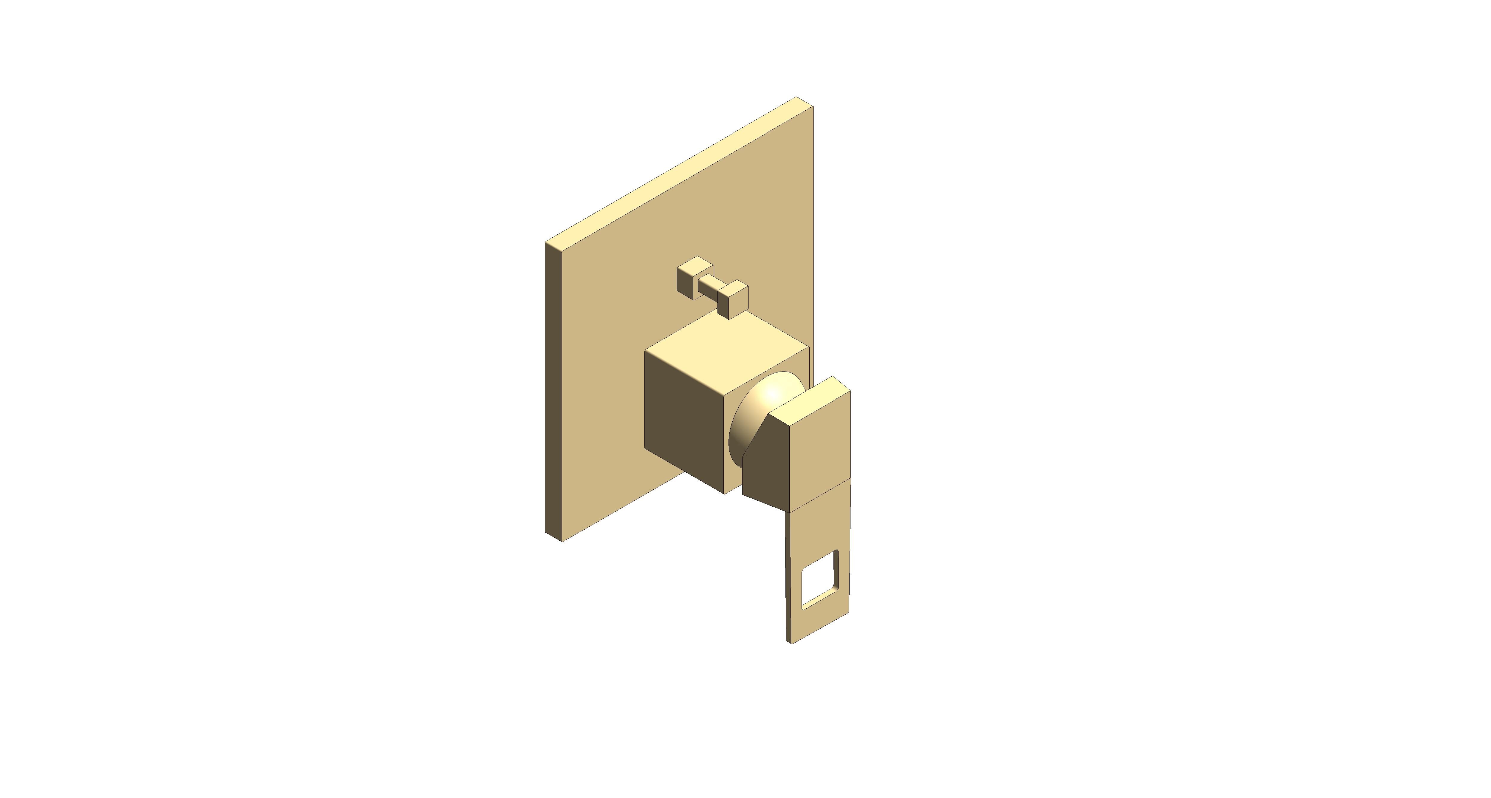 Product: EUROCUBE Single-Lever Mixer With 2-Way Diverter (24062GL0)