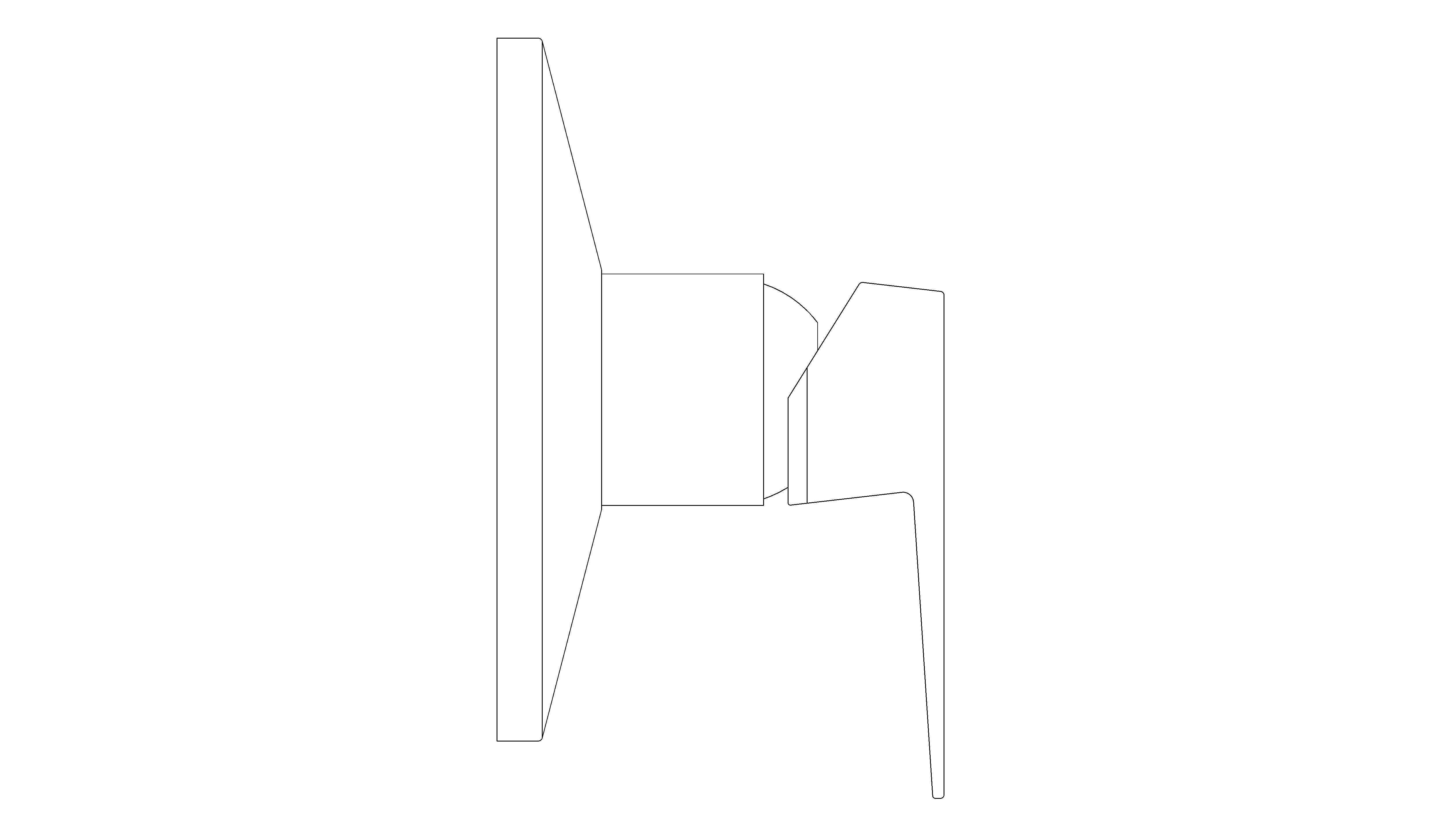 Product: ALLURE BRILLIANT Single-lever shower mixer trim (24277DC0)
