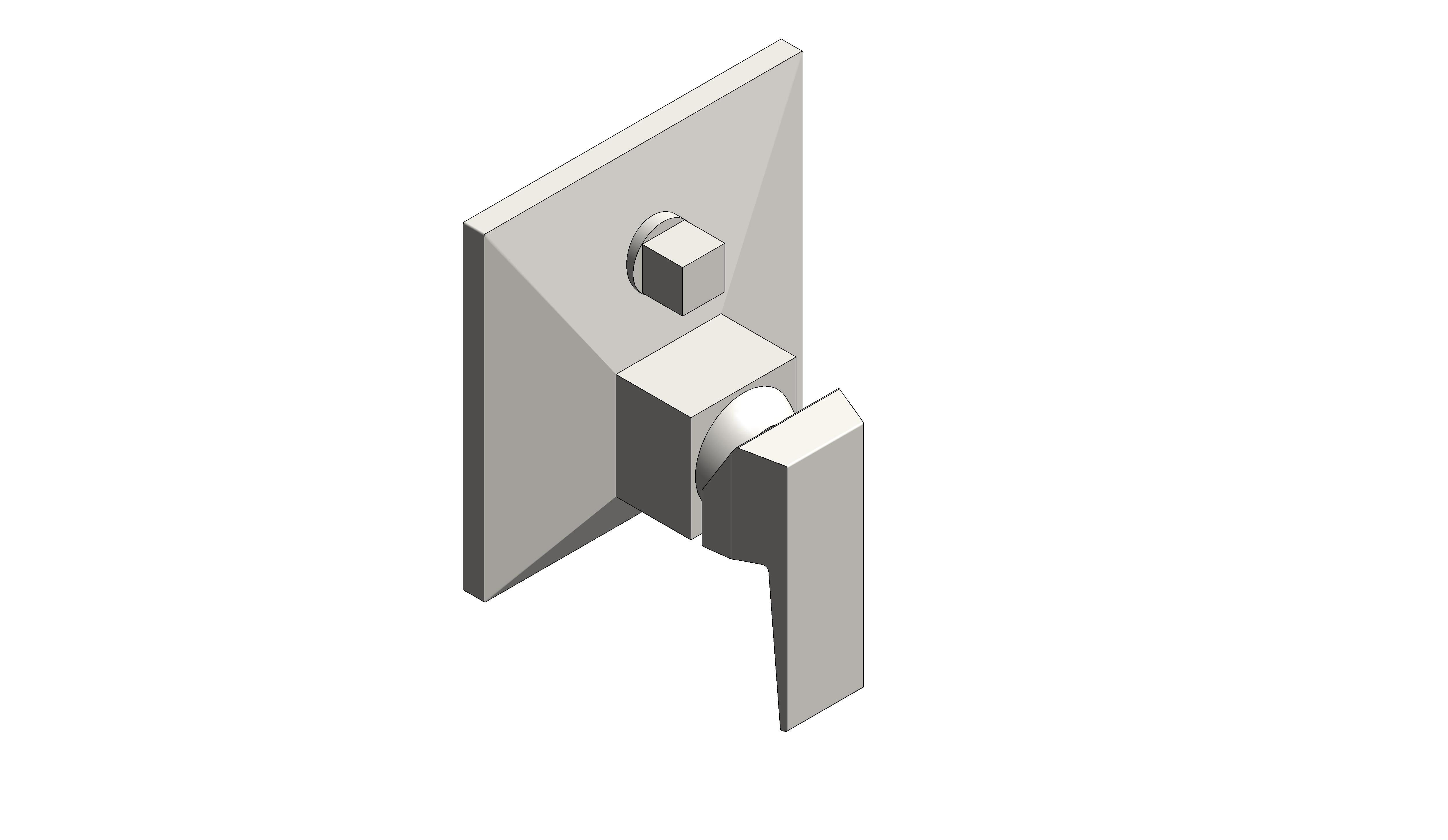 Product: ALLURE BRILLIANT Single-lever mixer with 3-way diverter (24340DC0)