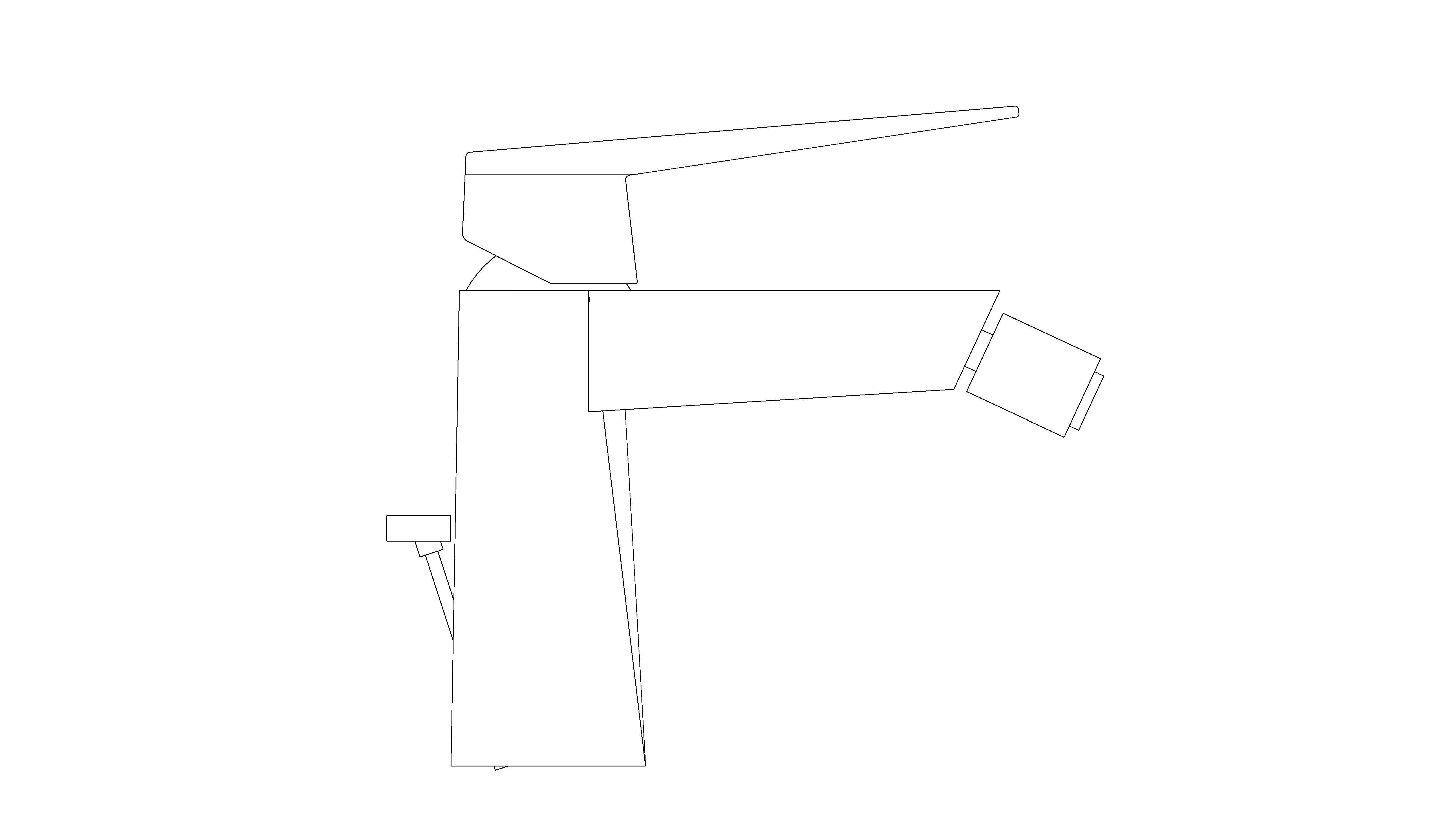 Product: ALLURE BRILLIANT Bidet mixer 1/2″ (24347000)