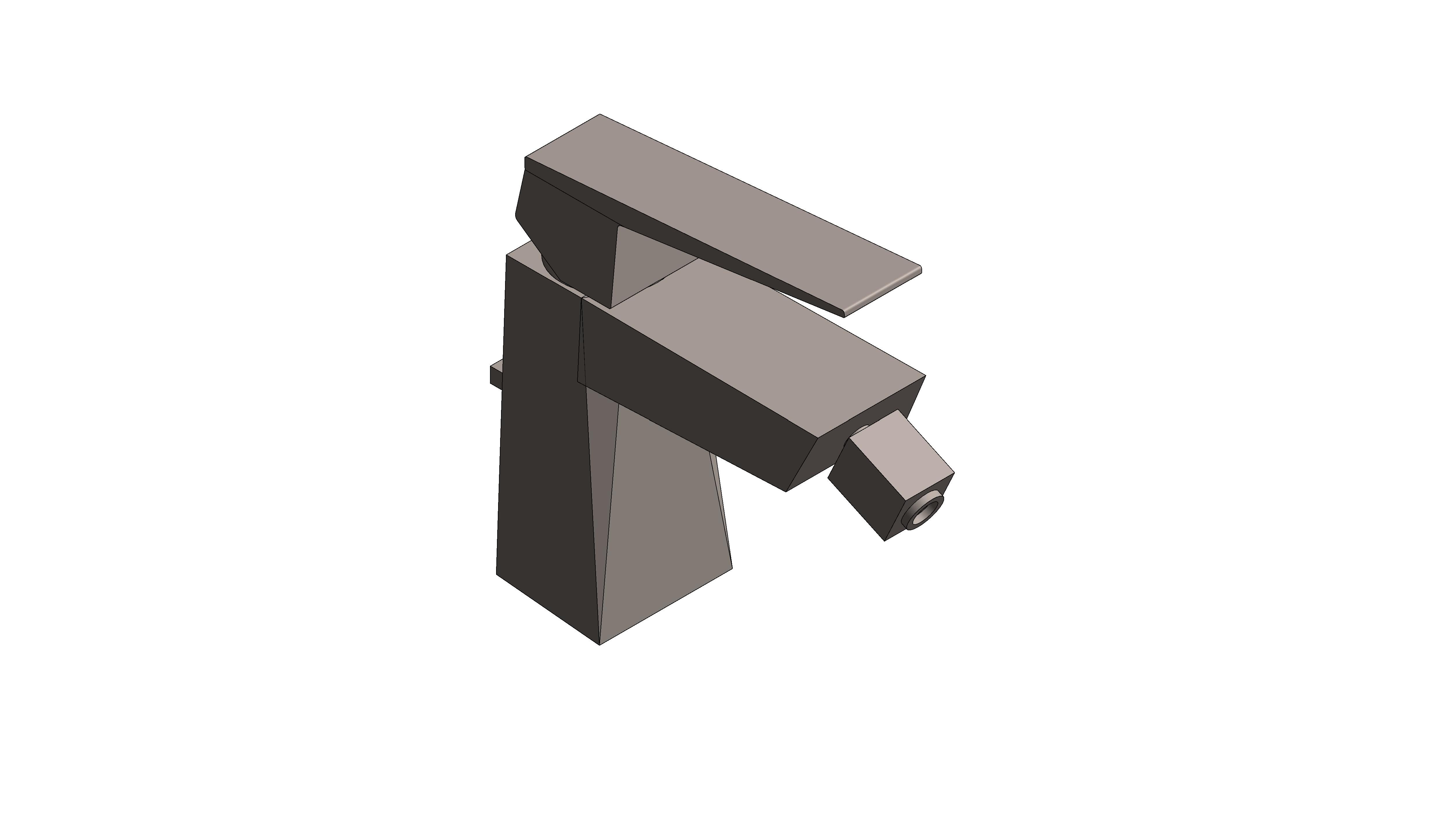 Product: ALLURE BRILLIANT Bidet mixer 1/2″ (24347AL0)