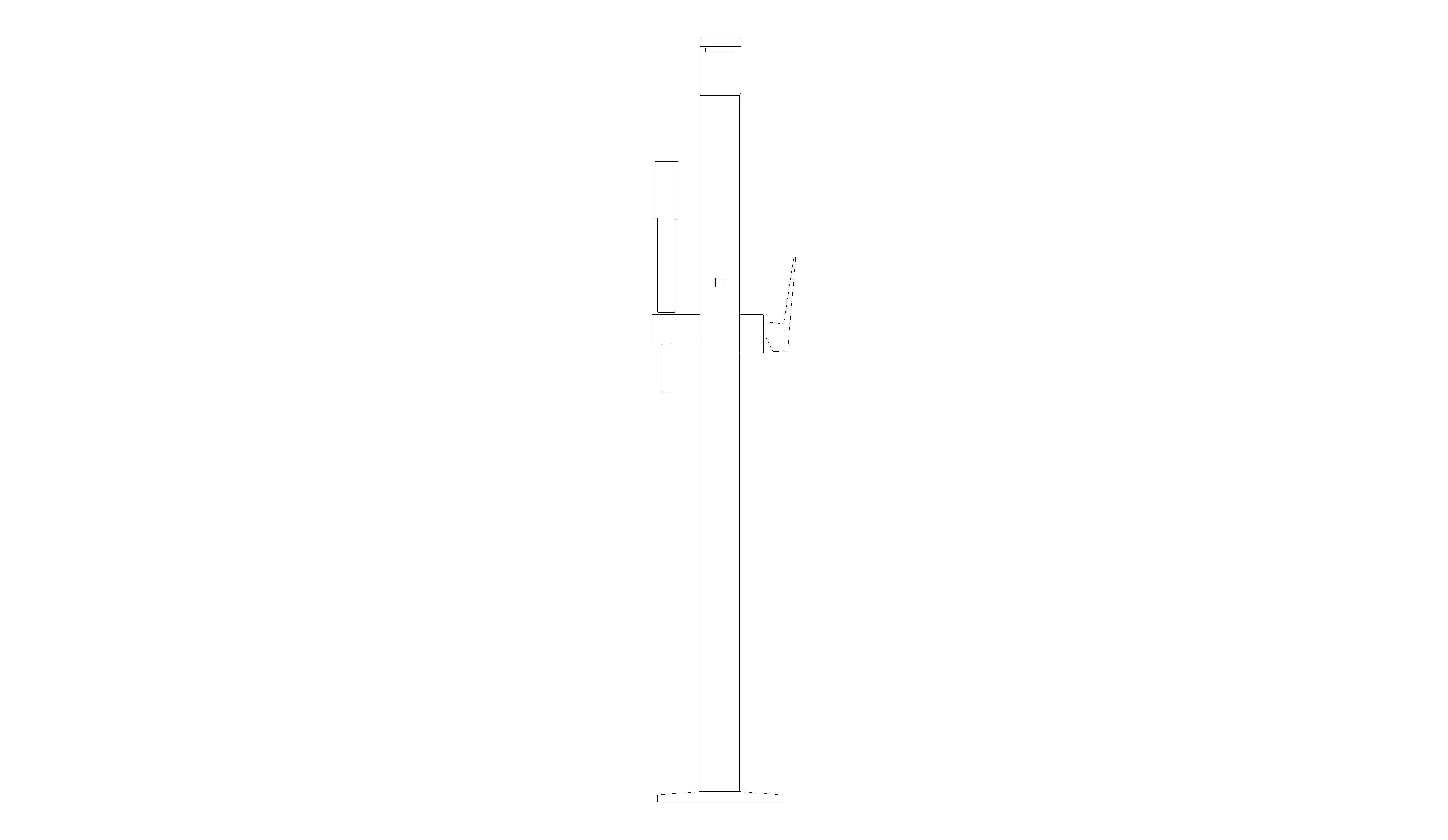 Product: ALLURE BRILLIANT Single-lever bath mixer 1/2″, floor mounted (24348DC0)