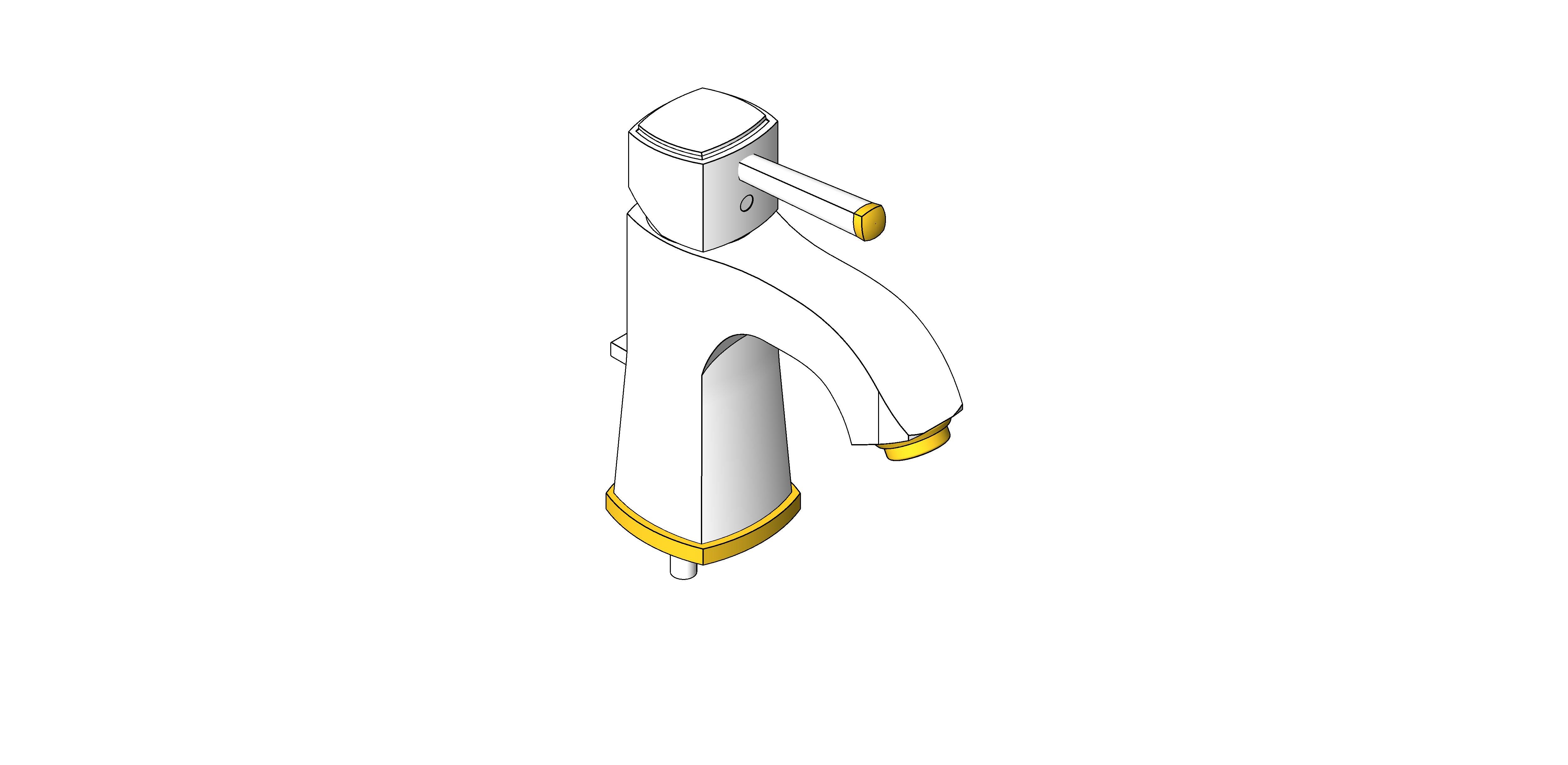 Product: GRANDERA Basin Mixer 1/2″ M-Size (24369IG0)