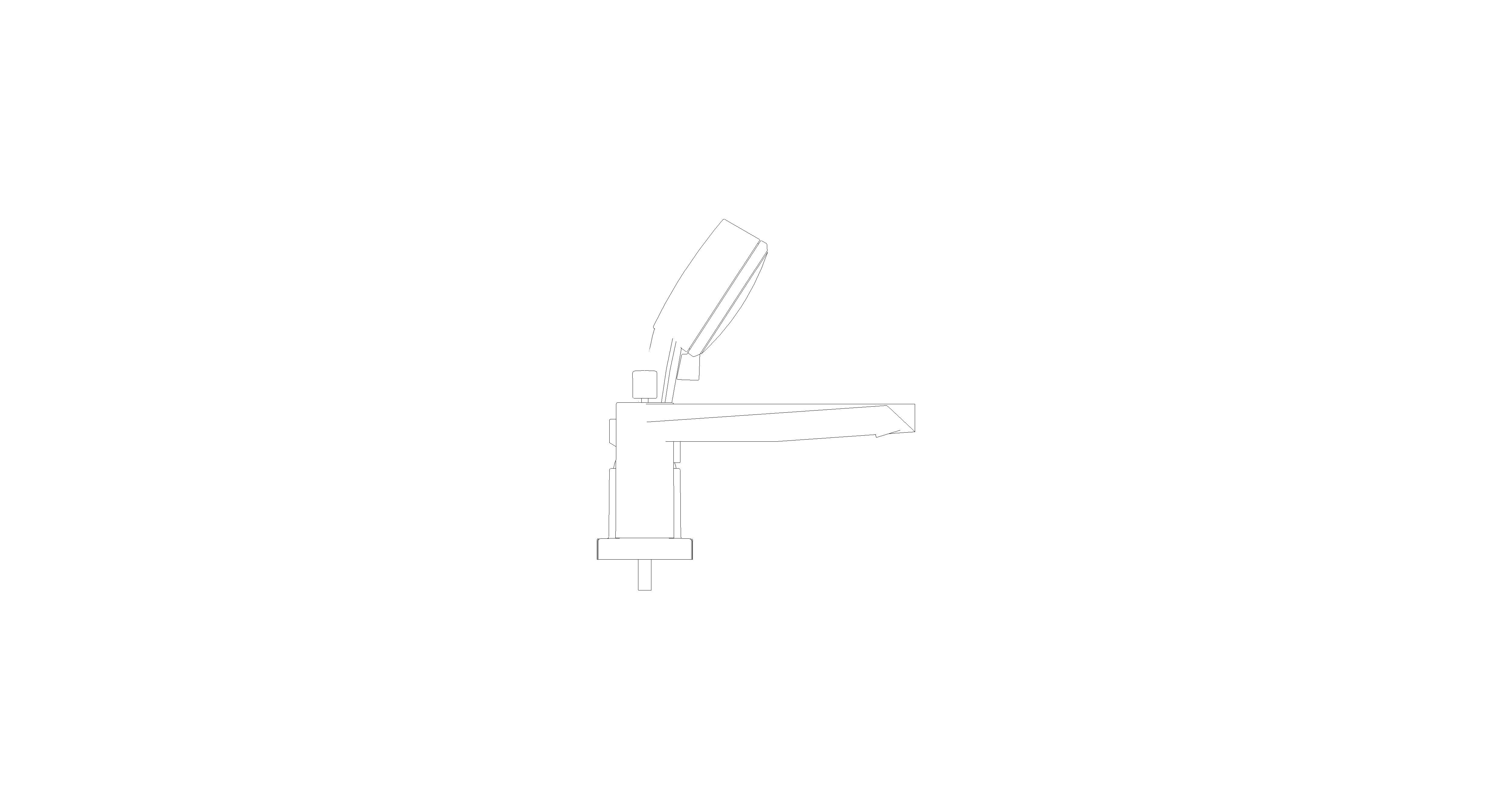 Product: BAUEDGE Three-Hole Bath Combination (25117GLC)